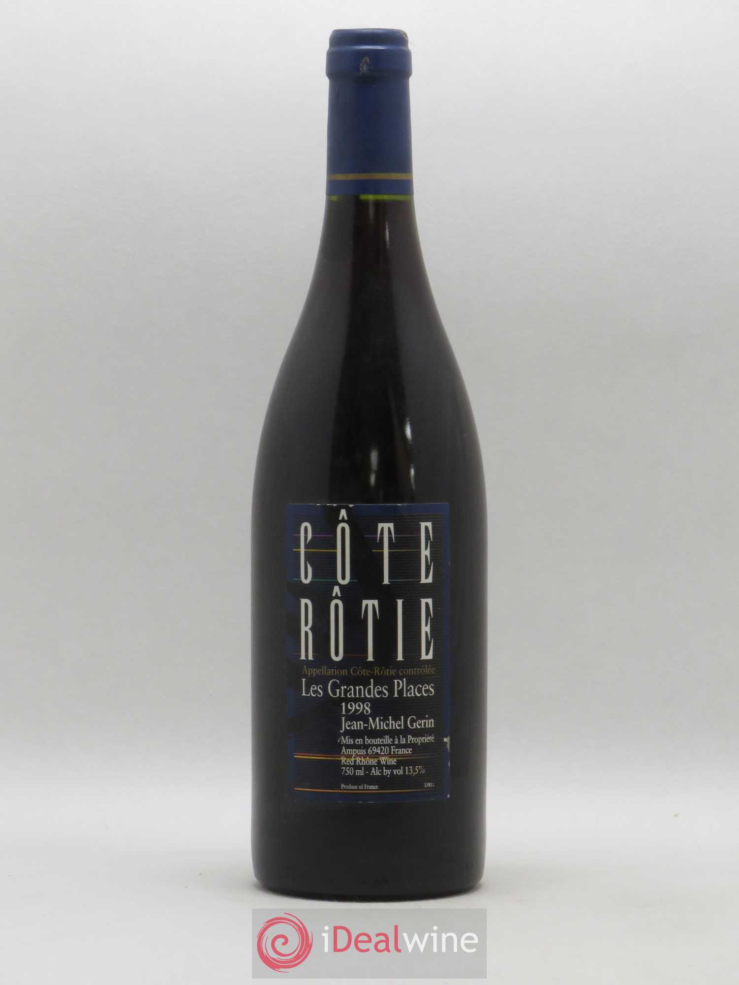 Côte-Rôtie Les Grandes Places Jean-Michel Gerin 1998 - Lot de 1 bouteille - 0