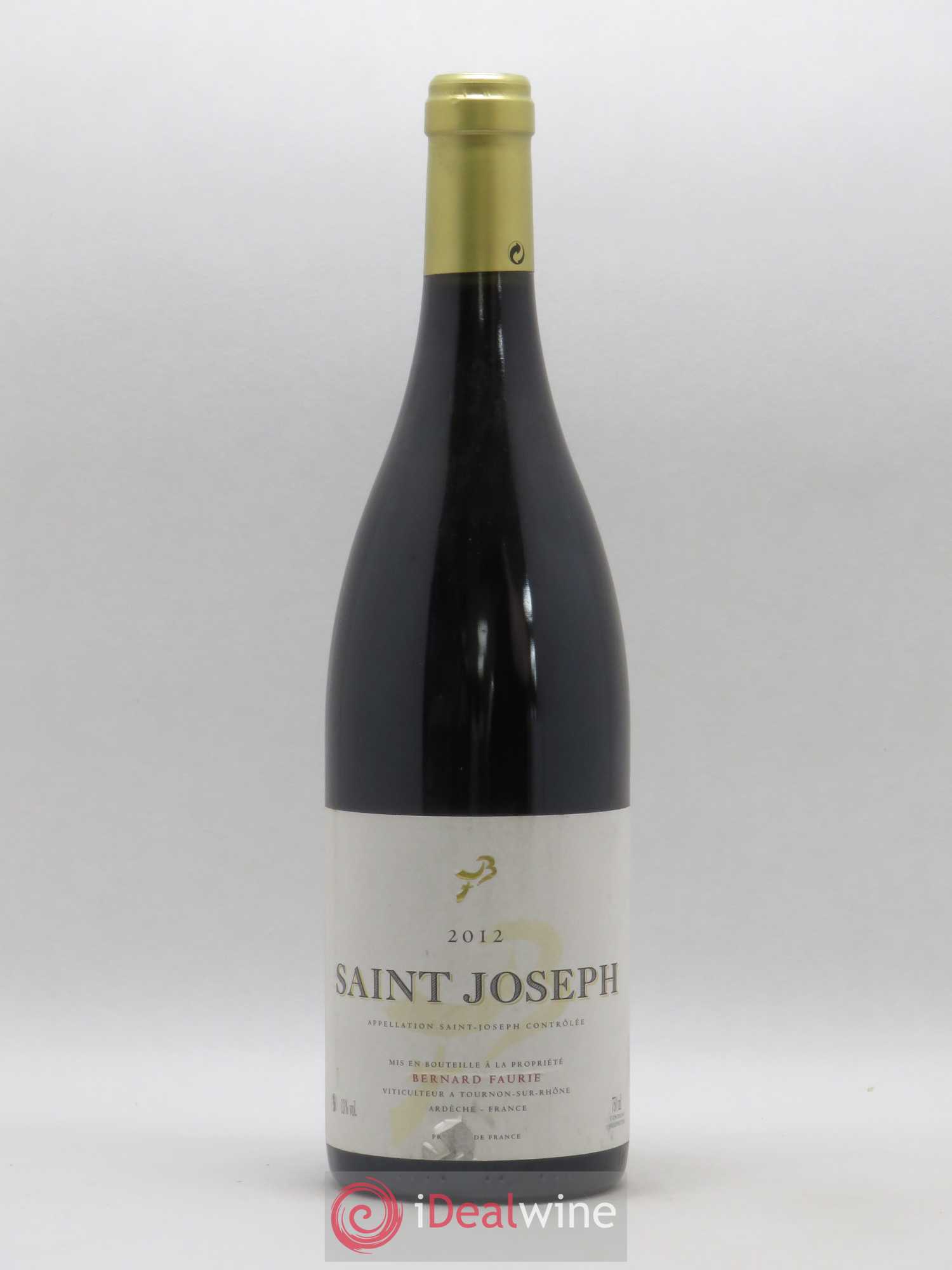 Saint-Joseph Bernard Faurie 2012 - Lot de 1 bouteille - 0