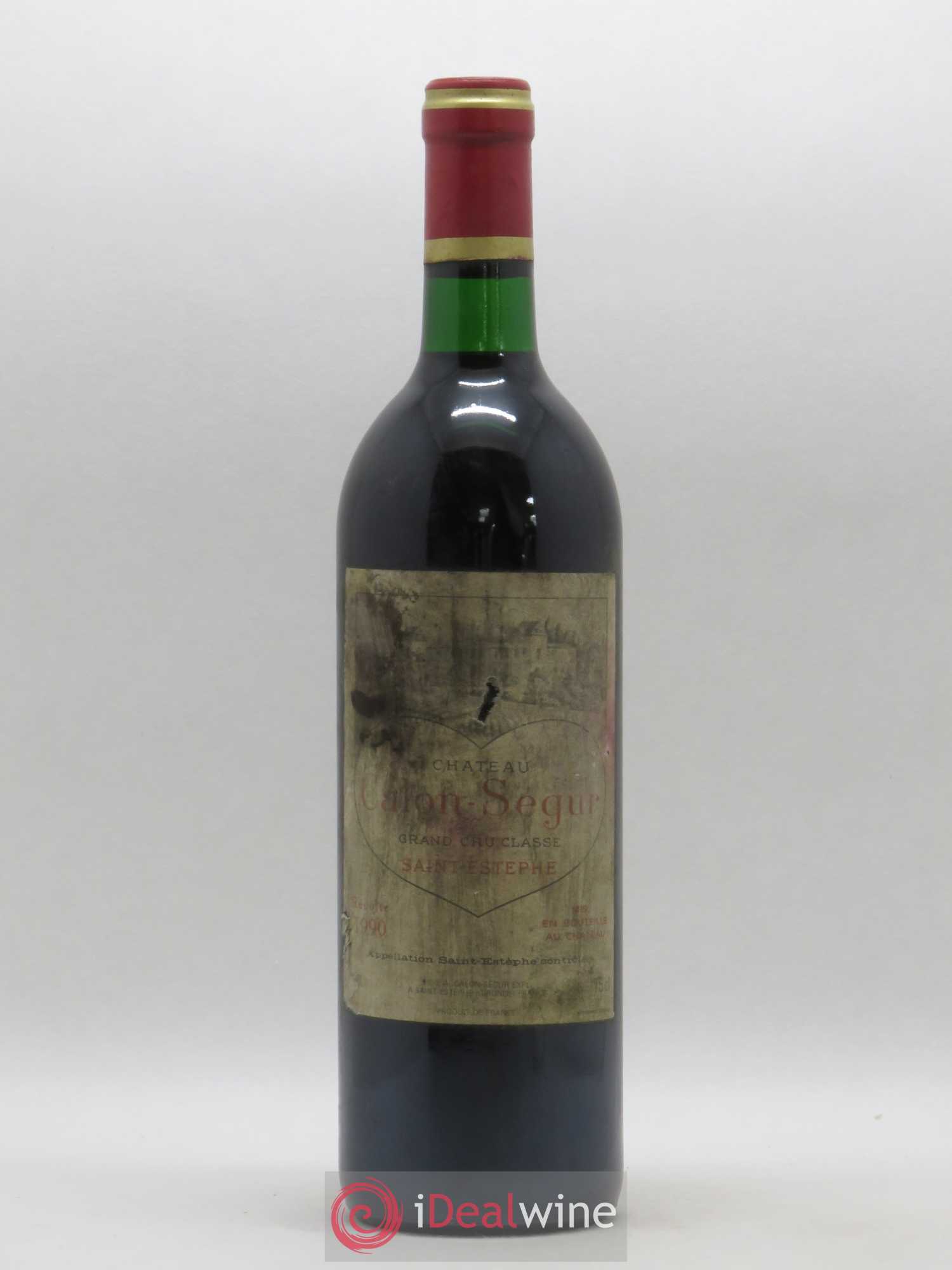 Château Calon Ségur 3ème Grand Cru Classé 1990 - Lot de 1 bouteille - 0