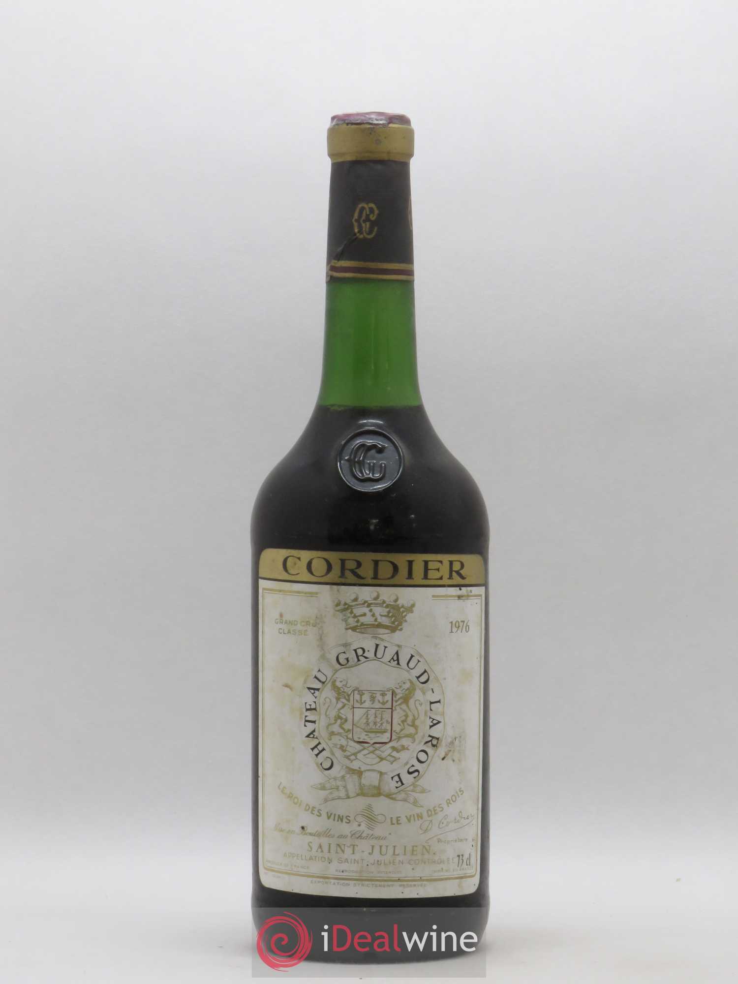 Château Gruaud Larose 2ème Grand Cru Classé 1976 - Lot de 1 bouteille - 0