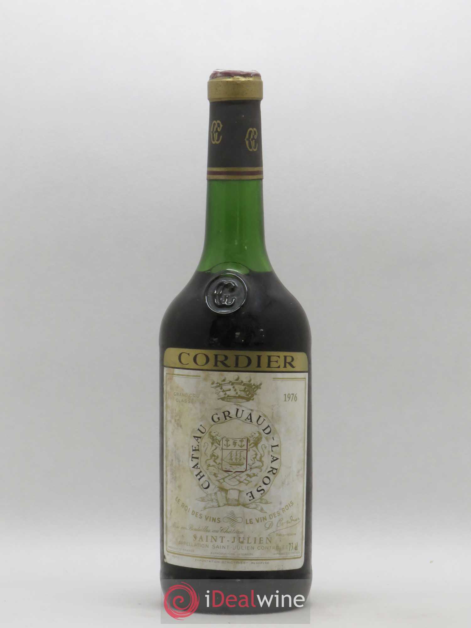 Château Gruaud Larose 2ème Grand Cru Classé 1976 - Lot de 1 bouteille - 0