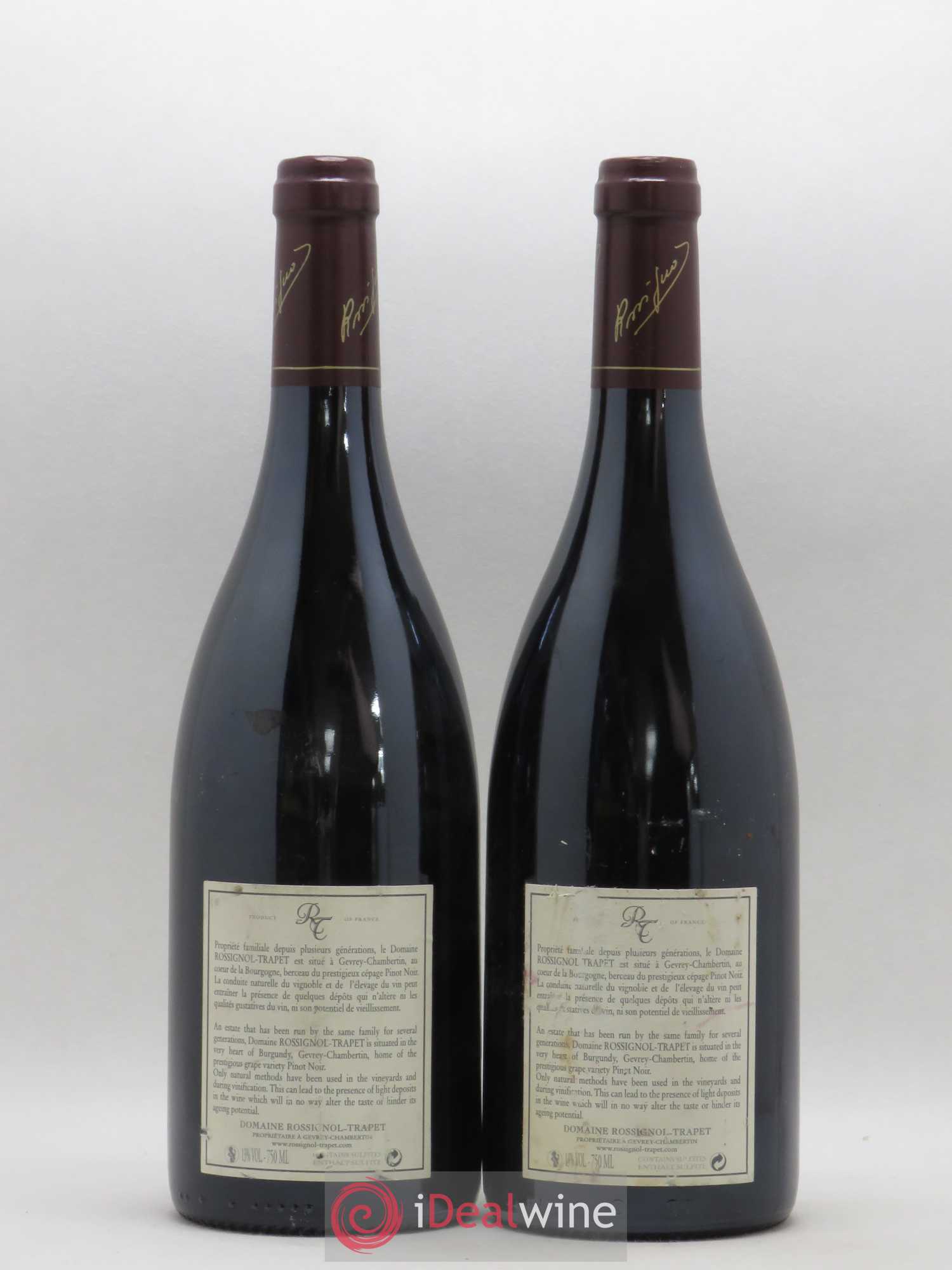 Latricières-Chambertin Grand Cru Rossignol-Trapet (Domaine) 2005 - Lot de 2 bouteilles - 1