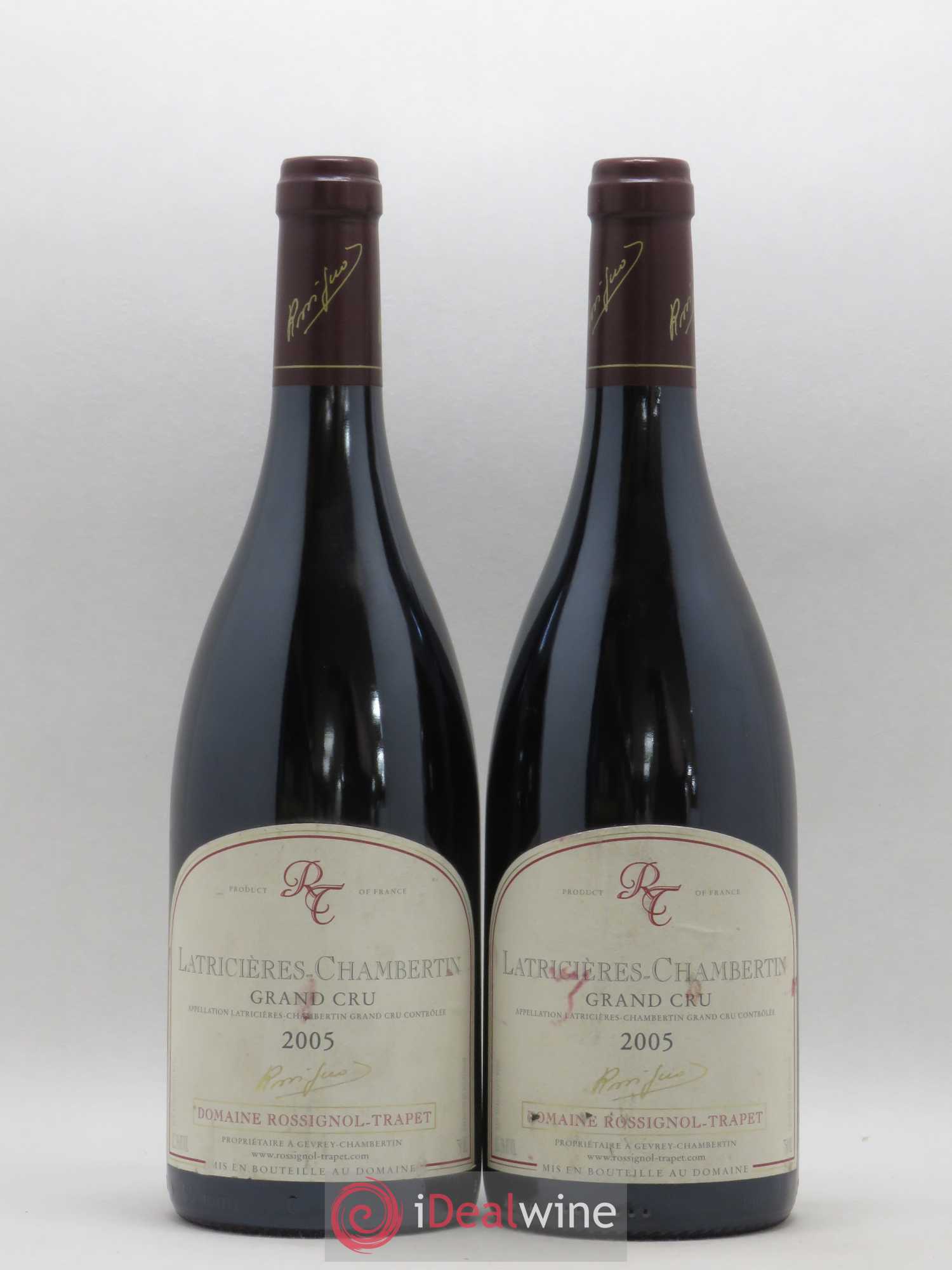 Latricières-Chambertin Grand Cru Rossignol-Trapet (Domaine) 2005 - Lot de 2 bouteilles - 0