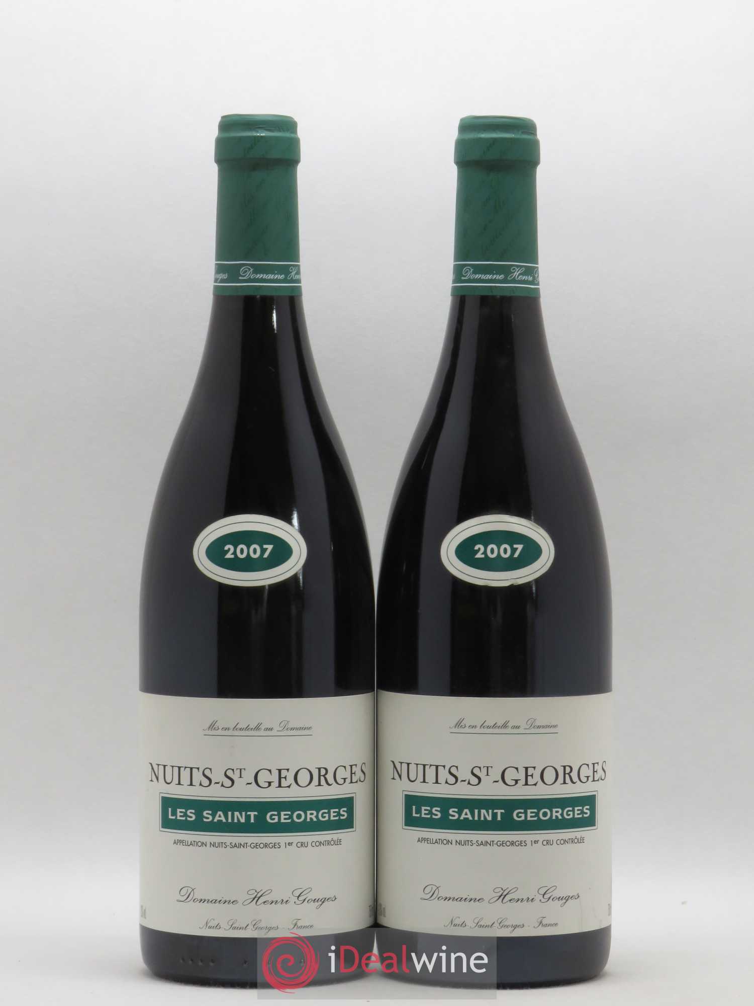 Nuits-Saint-Georges 1er Cru Les Saints Georges Henri Gouges 2007 - Lot de 2 bouteilles - 0