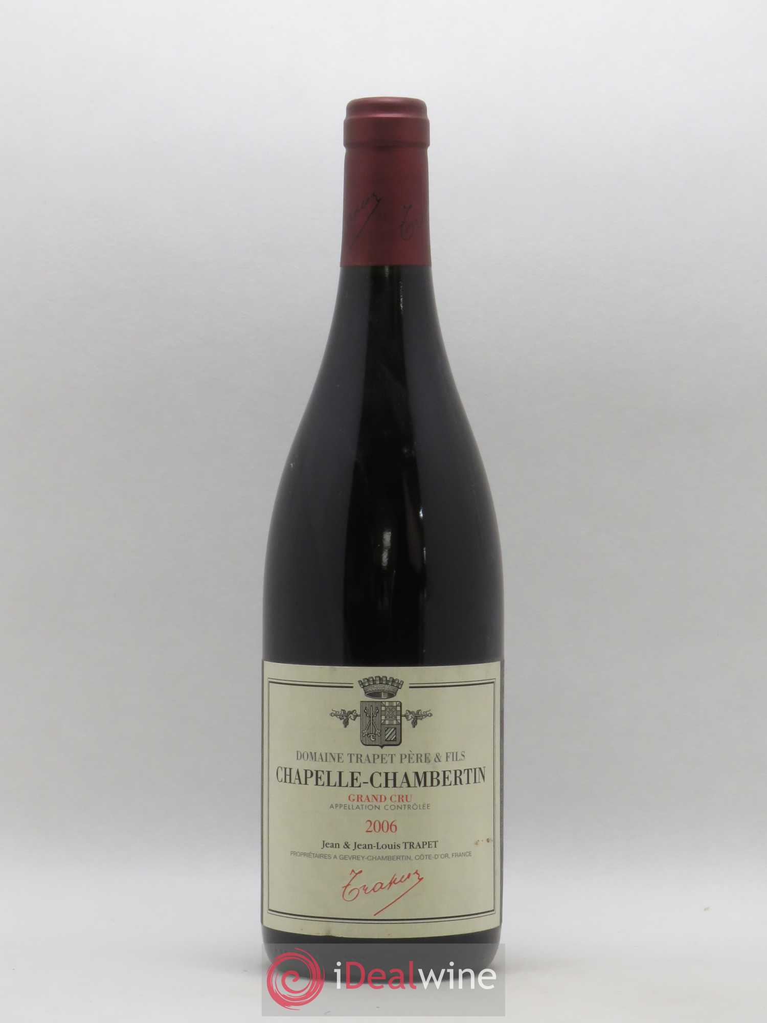 Chapelle-Chambertin Grand Cru Domaine Trapet 2006 - Lot de 1 bouteille - 0