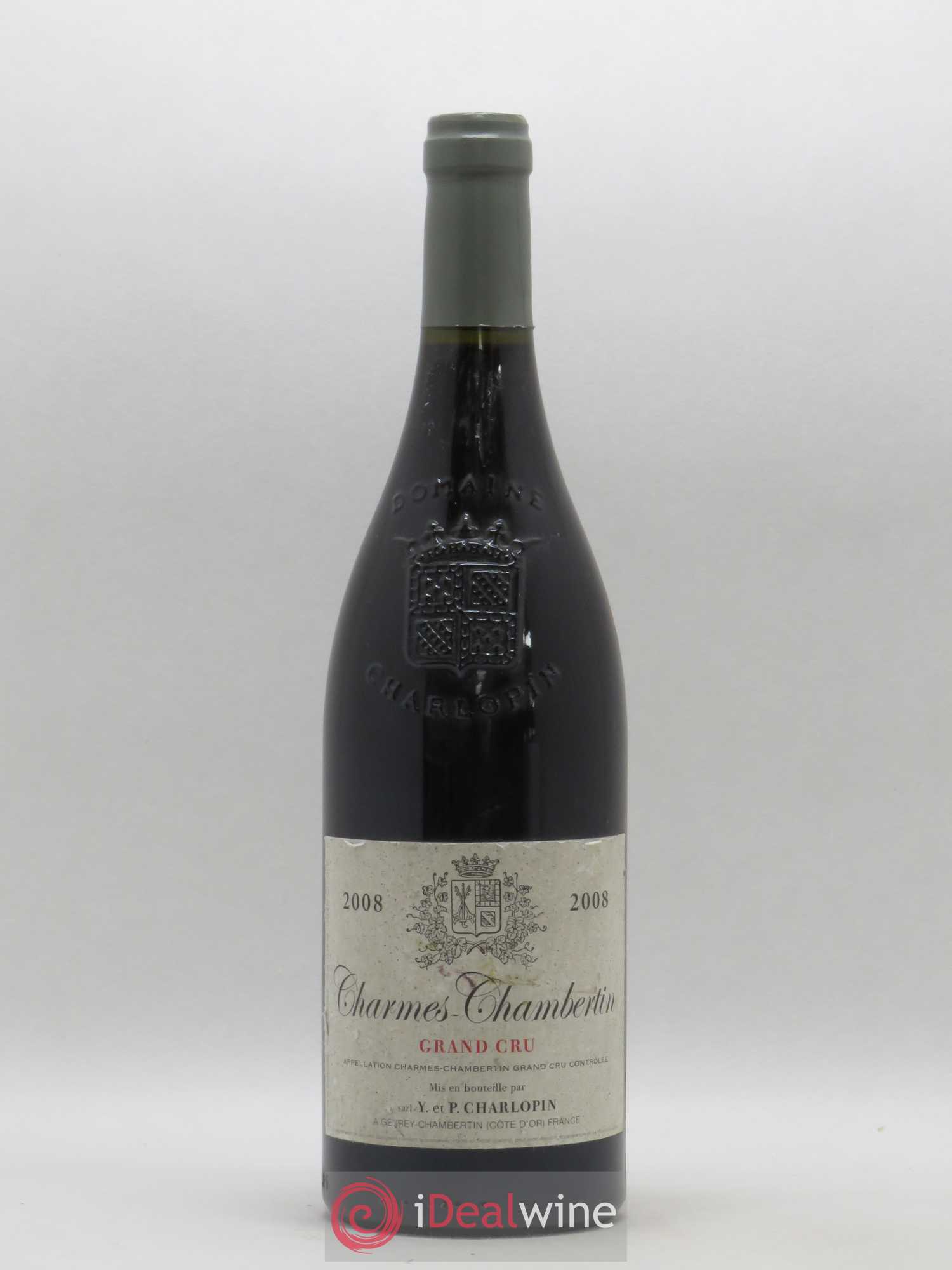 Charmes-Chambertin Grand Cru Charlopin 2008 - Lot de 1 bouteille - 0