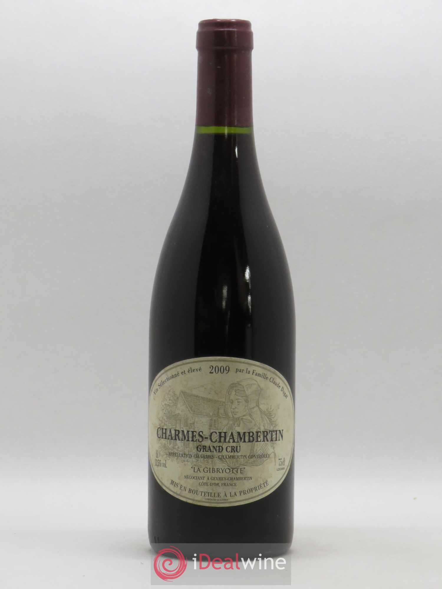 Charmes-Chambertin Grand Cru La Gibryotte Claude Dugat 2009 - Lot de 1 bouteille - 0