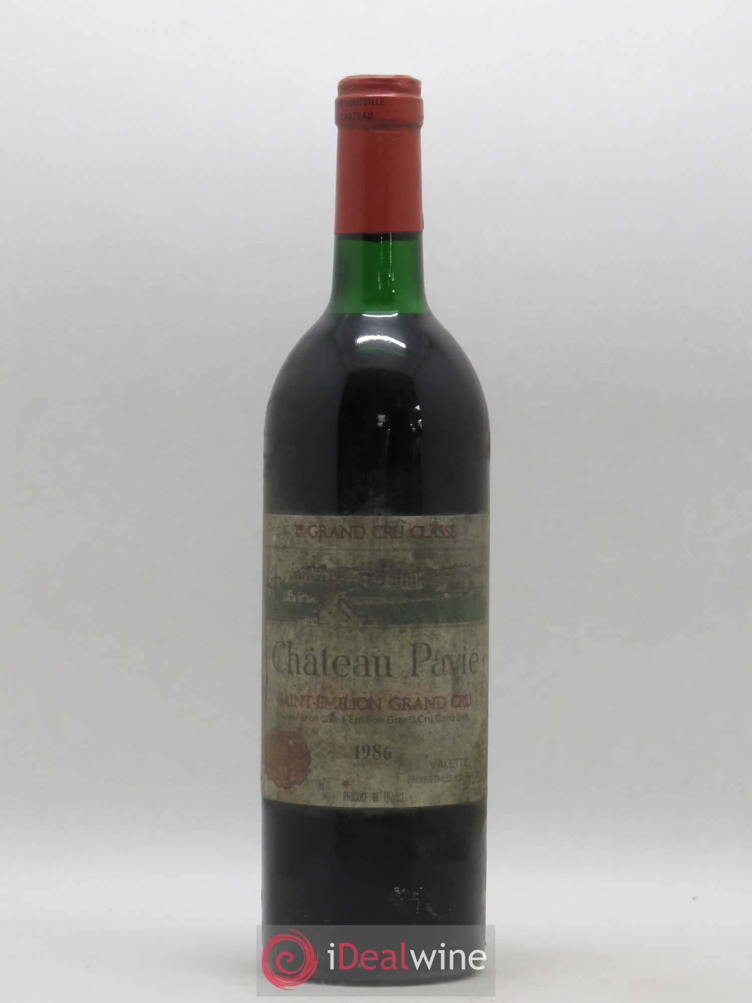 Château Pavie 1er Grand Cru Classé A 1986 - Lot de 1 bouteille - 0