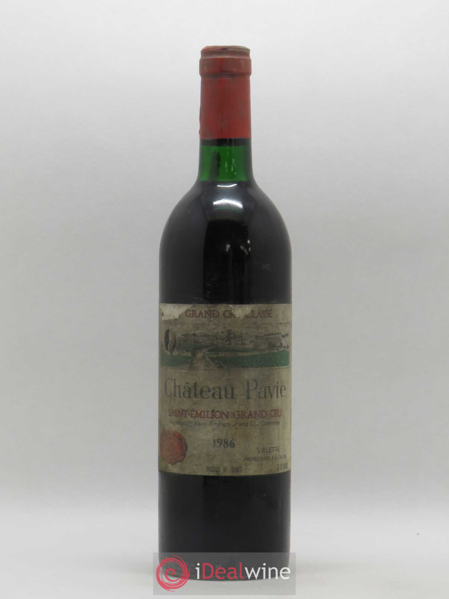 Château Pavie 1er Grand Cru Classé A 1986 - Lot de 1 bouteille - 0