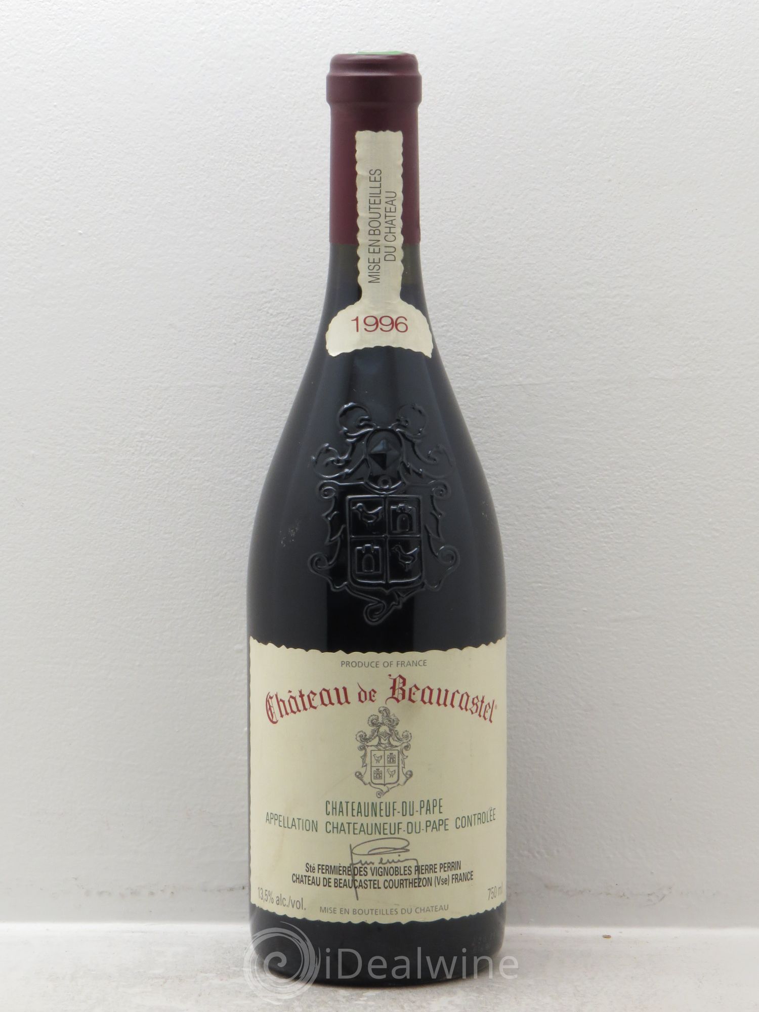 Châteauneuf-du-Pape Château de Beaucastel Famille Perrin 1996 - Lot de 1 bouteille - 0