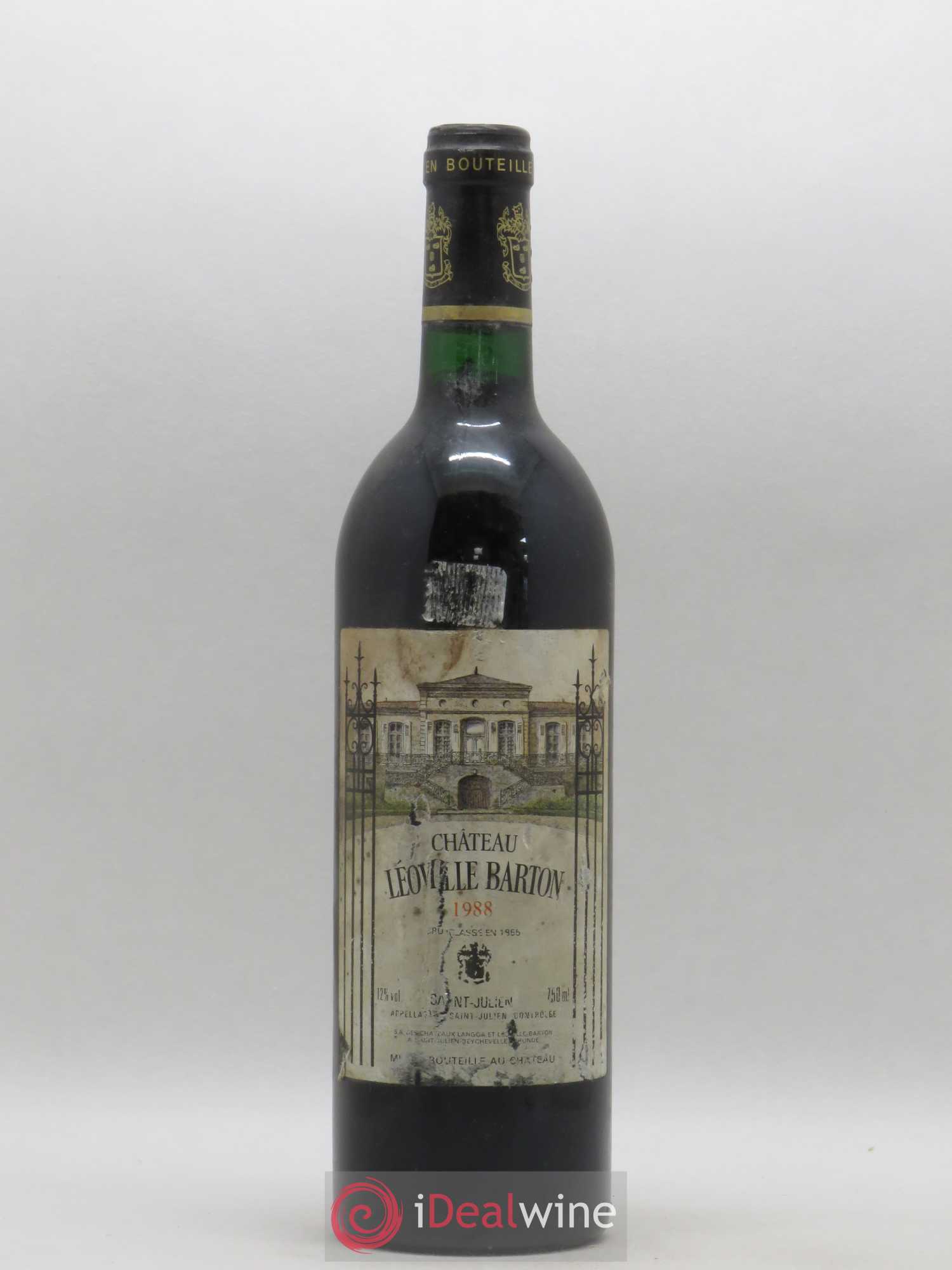 Château Léoville Barton 2ème Grand Cru Classé 1988 - Lot de 1 bouteille - 0