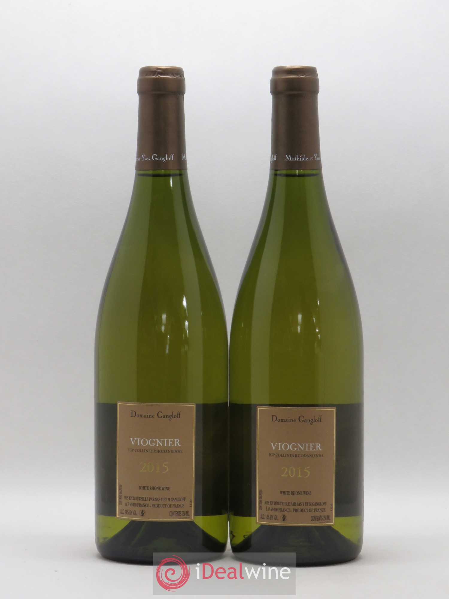 Collines Rhodaniennes Gangloff 2015 - Posten von 2 Flaschen - 1
