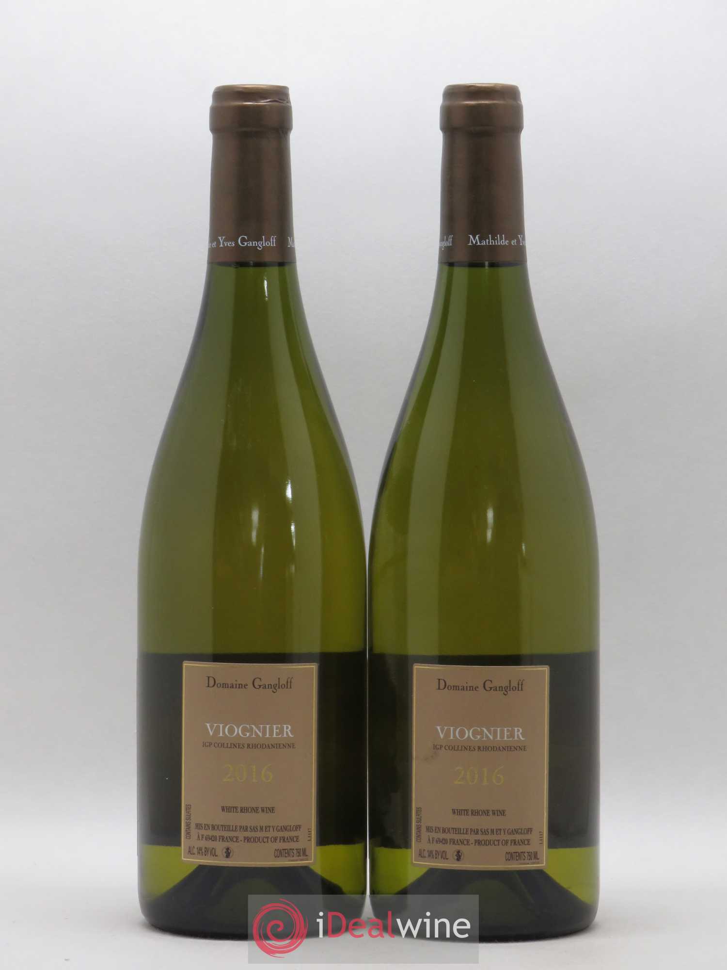 Collines Rhodaniennes Gangloff 2016 - Posten von 2 Flaschen - 1
