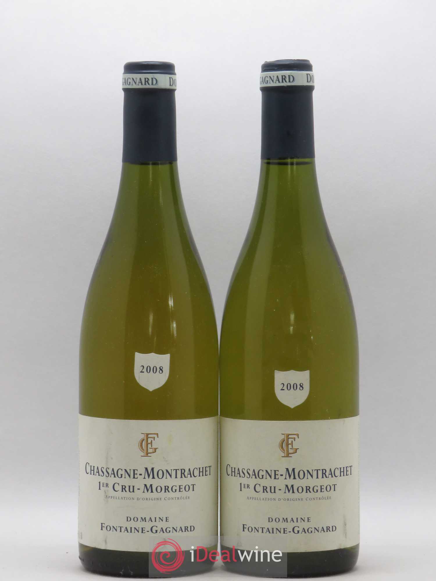 Chassagne-Montrachet 1er Cru Morgeot Fontaine-Gagnard (Domaine) 2008 - Lot de 2 bouteilles - 0