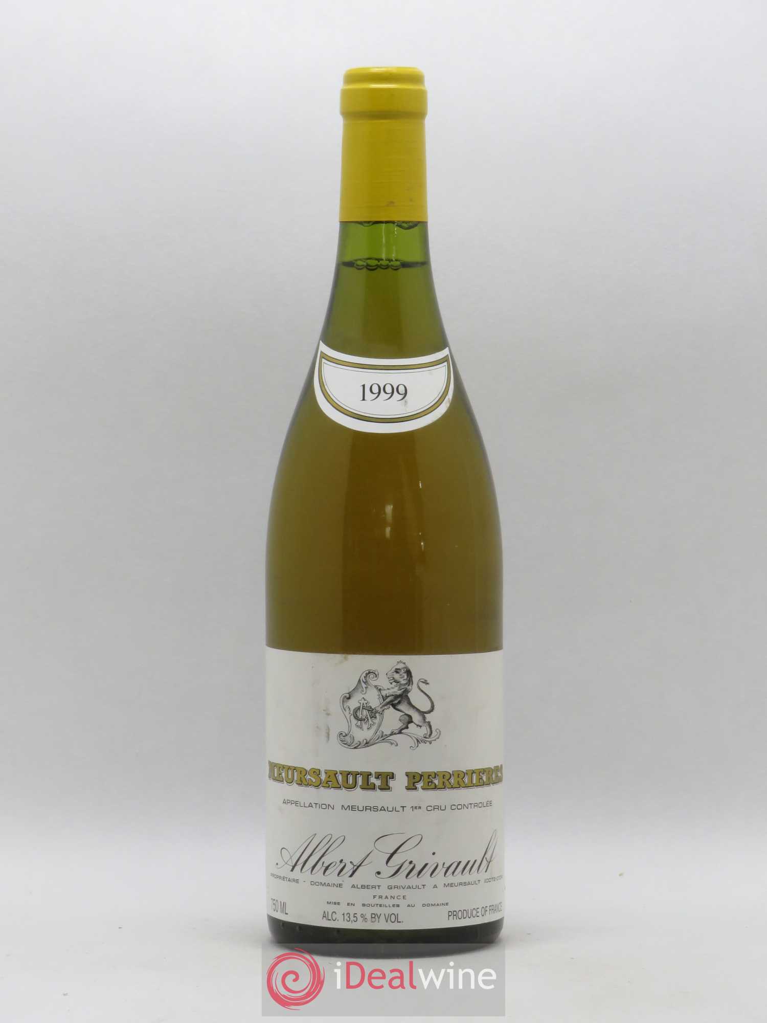 Meursault 1er Cru Perrières Albert Grivault 1999 - Lot de 1 bouteille - 0