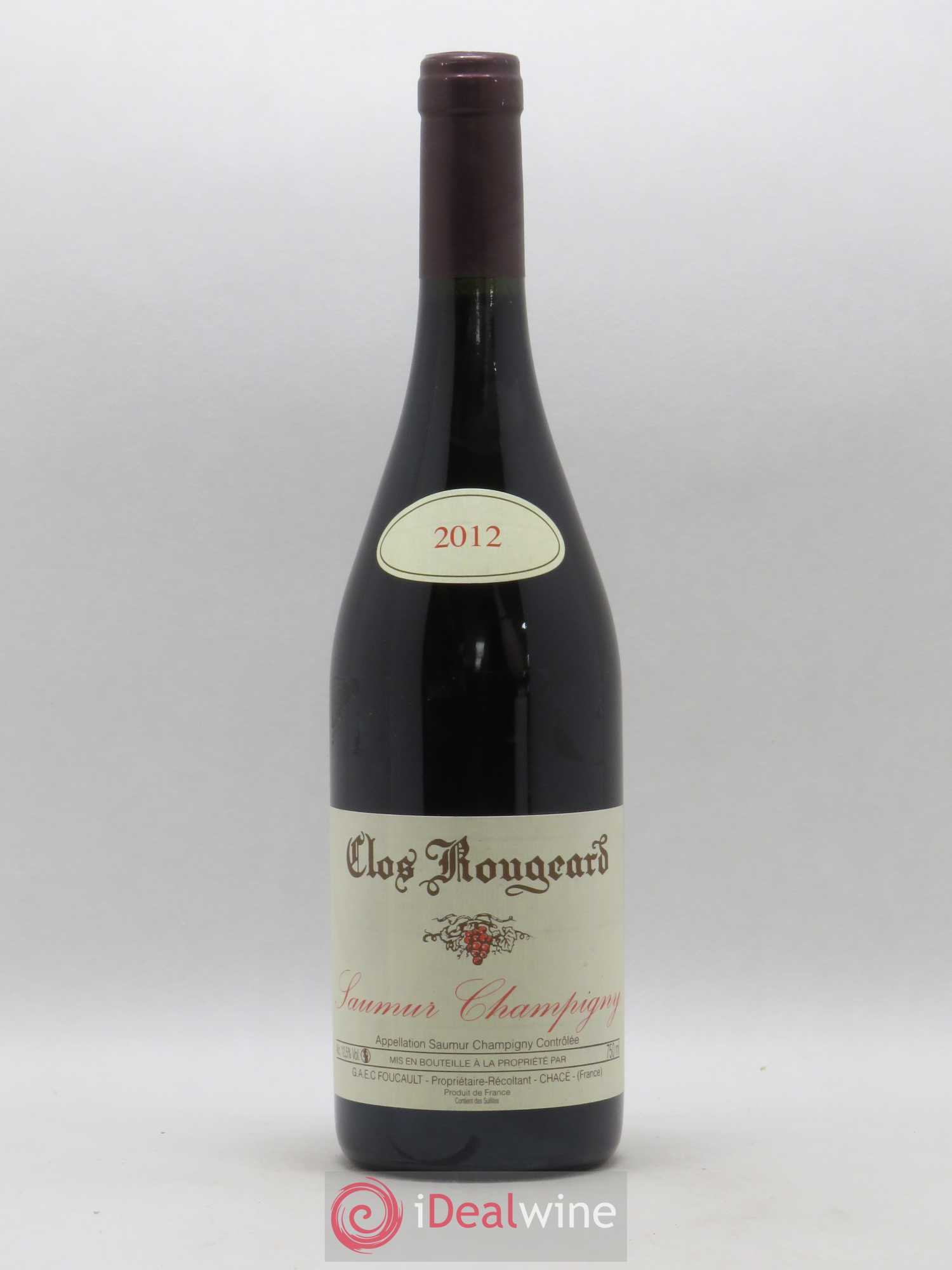 Saumur-Champigny Clos Rougeard 2012 - Lot of 1 bottle - 0