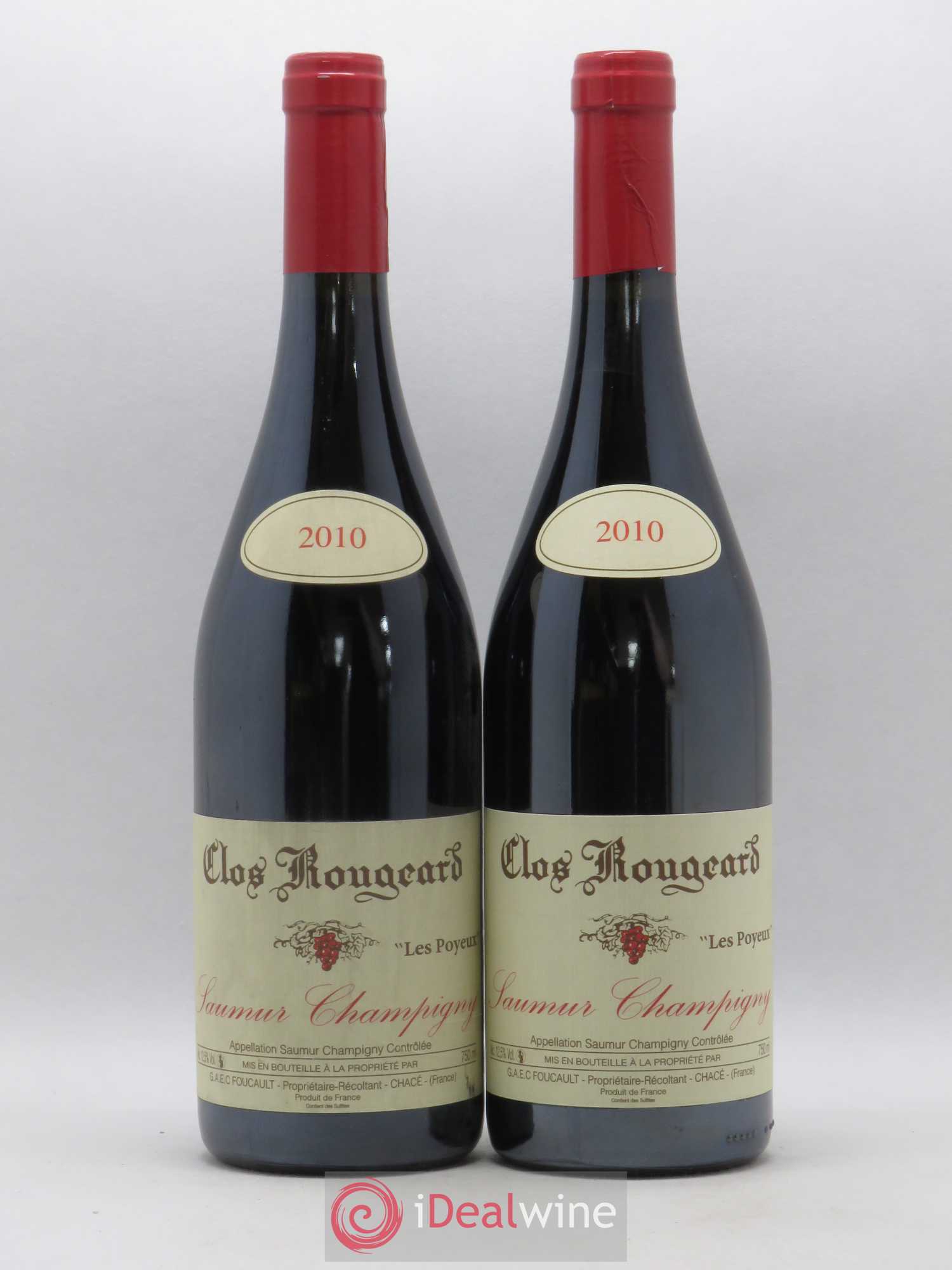 Saumur-Champigny Les Poyeux Clos Rougeard 2010 - Lot de 2 bouteilles - 0
