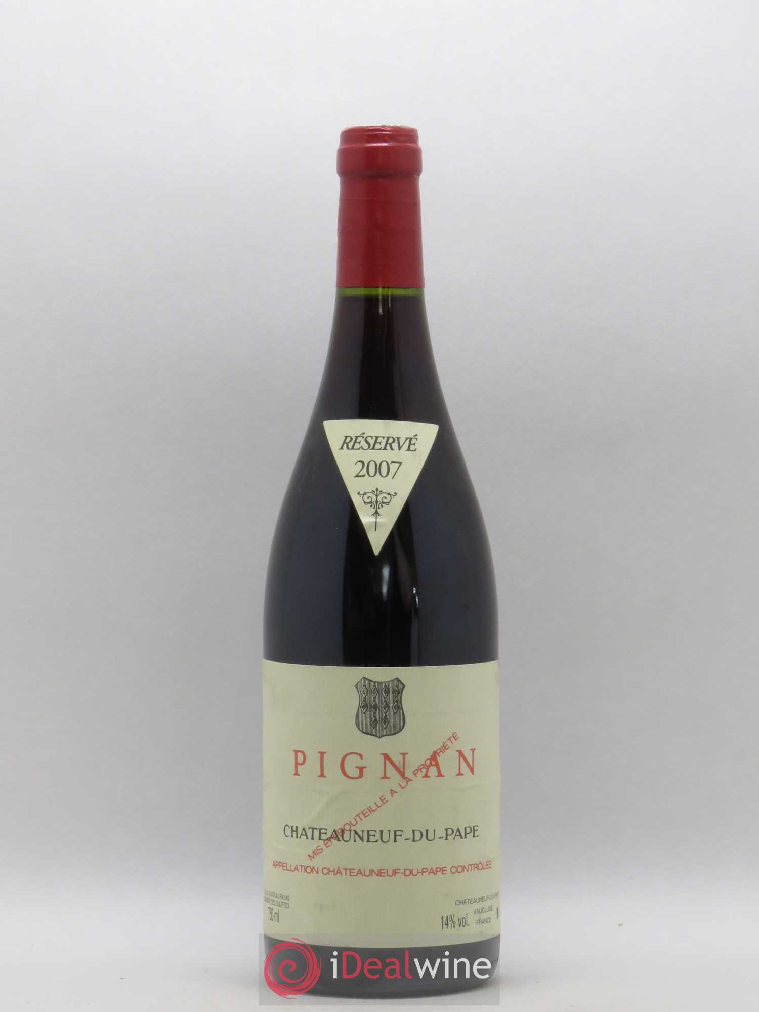 Châteauneuf-du-Pape Pignan Emmanuel Reynaud 2007 - Lot de 1 bouteille - 0