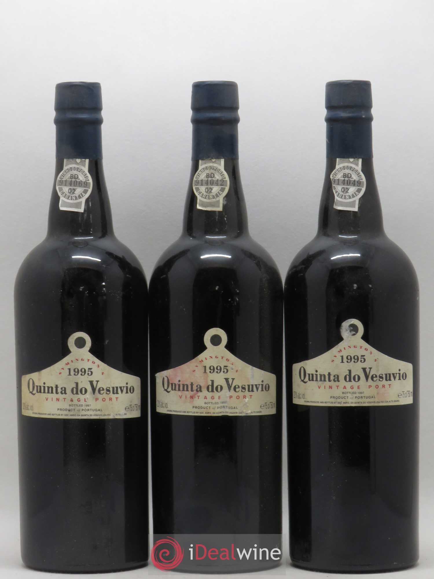 Porto Quinta do Vesuvio 1995 - Lot de 3 bouteilles - 0