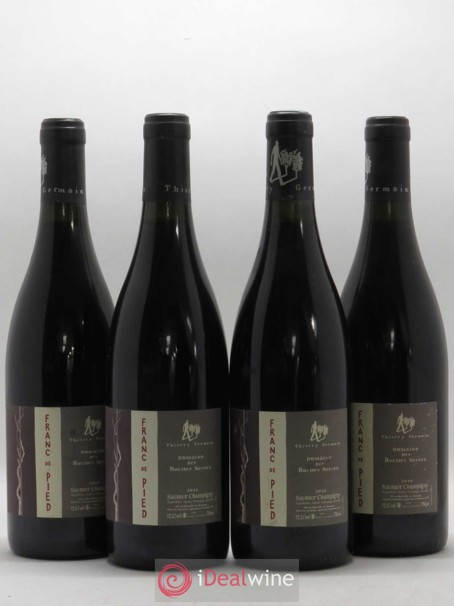 Saumur-Champigny Franc de pied Domaine des Roches Neuves - Thierry Germain 2016 - Lot de 4 bouteilles - 0