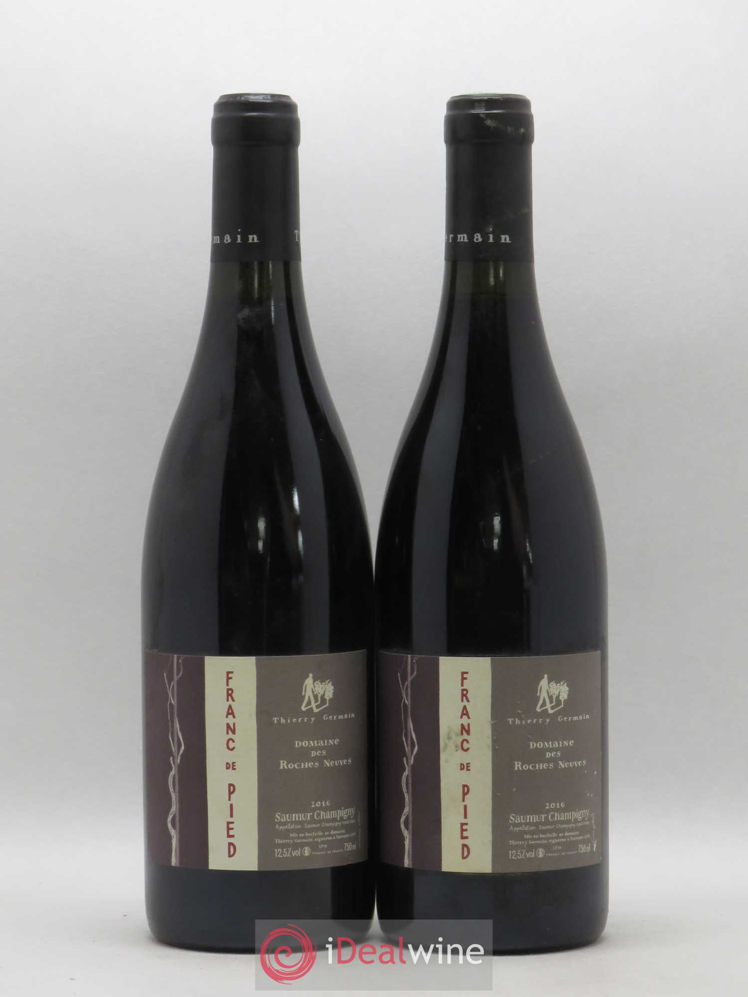 Saumur-Champigny Franc de pied Domaine des Roches Neuves - Thierry Germain 2016 - Lot de 2 bouteilles - 0