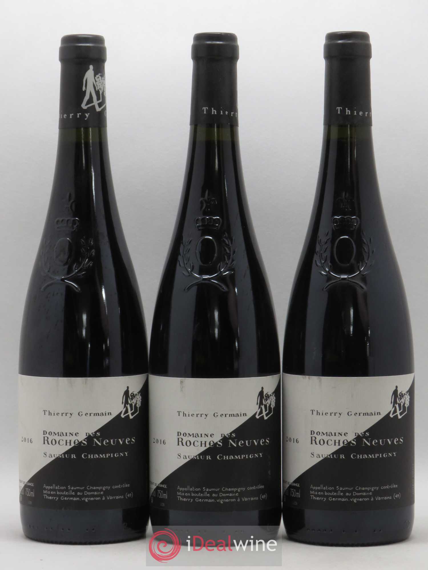 Saumur-Champigny Domaine des Roches Neuves - Thierry Germain 2016 - Lot de 3 bouteilles - 0