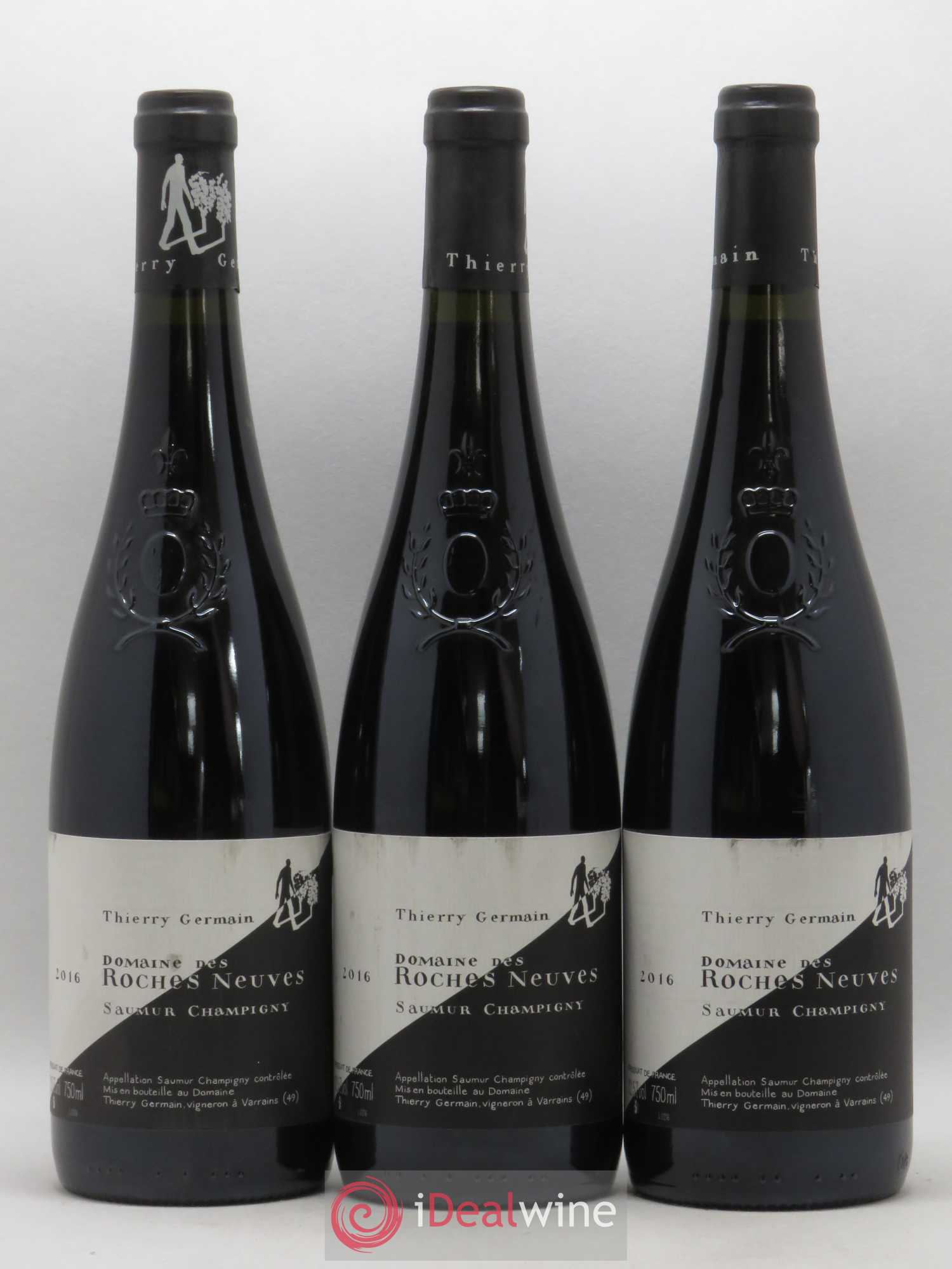 Saumur-Champigny Domaine des Roches Neuves - Thierry Germain 2016 - Lot de 3 bouteilles - 0