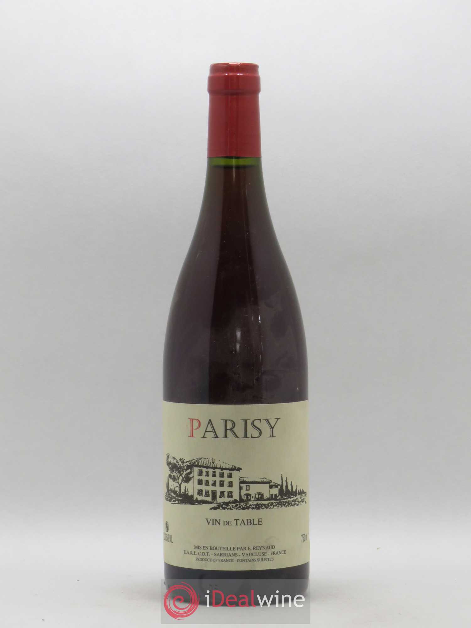 Vin de Table Parisy Emmanuel Reynaud - Lot de 1 bouteille - 0