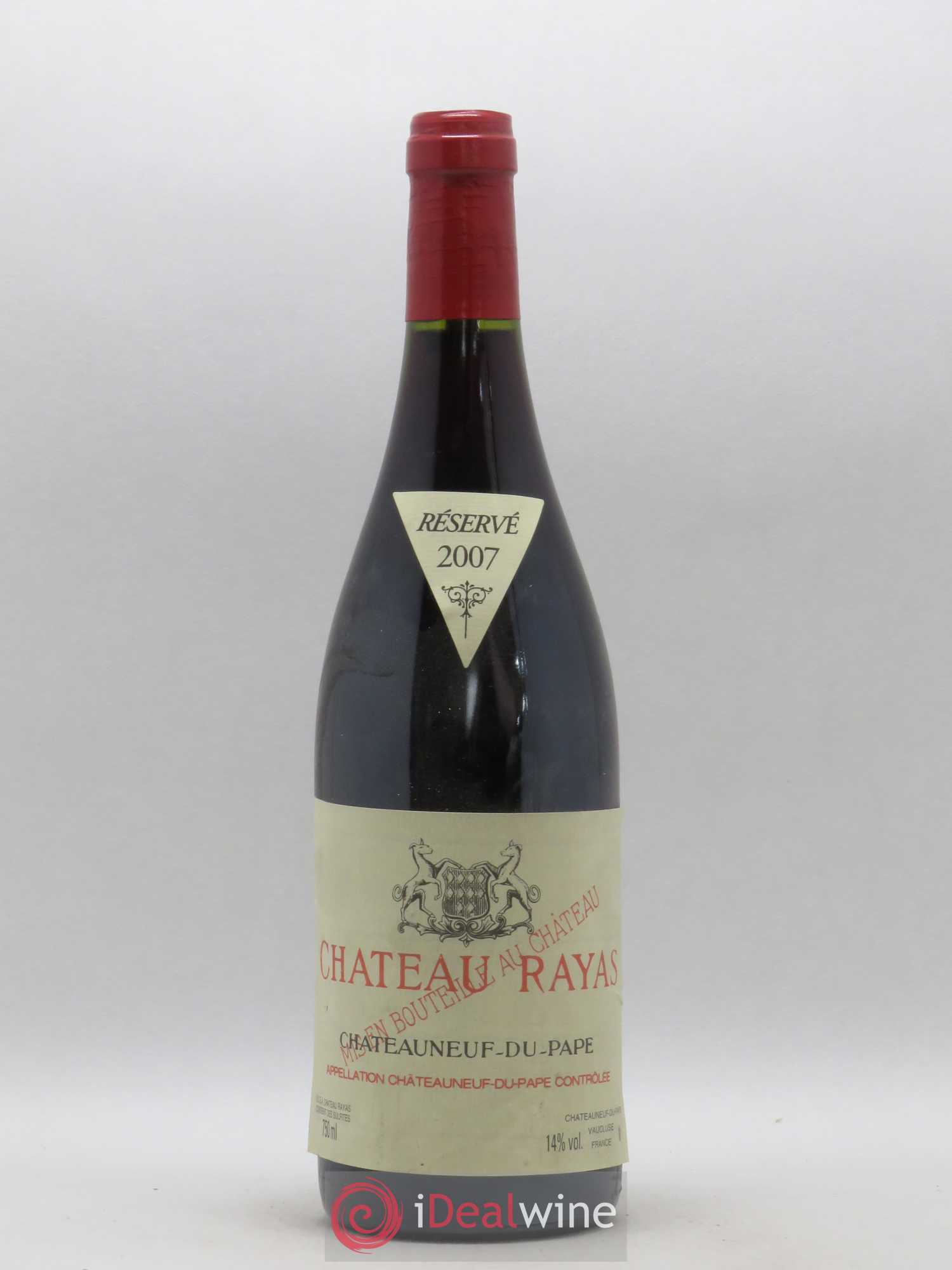 Châteauneuf-du-Pape Château Rayas Emmanuel Reynaud 2007 - Lot de 1 bouteille - 0