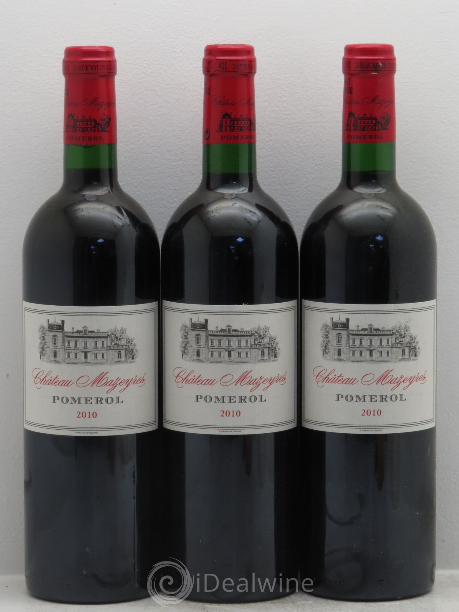 Château Mazeyres 2010 - Lot de 3 bouteilles - 0