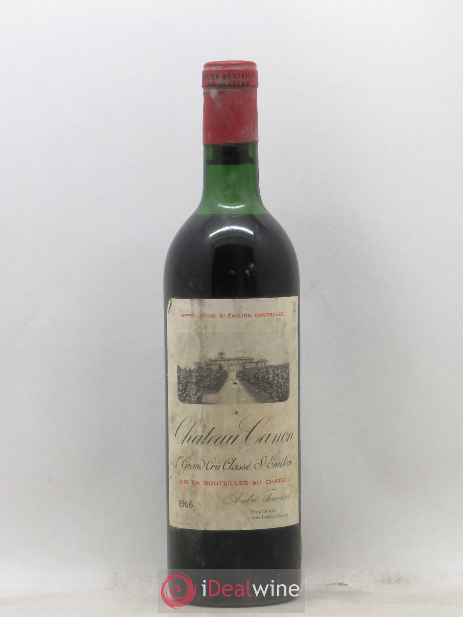 Château Canon 1er Grand Cru Classé B 1966 - Lot de 1 bouteille - 0