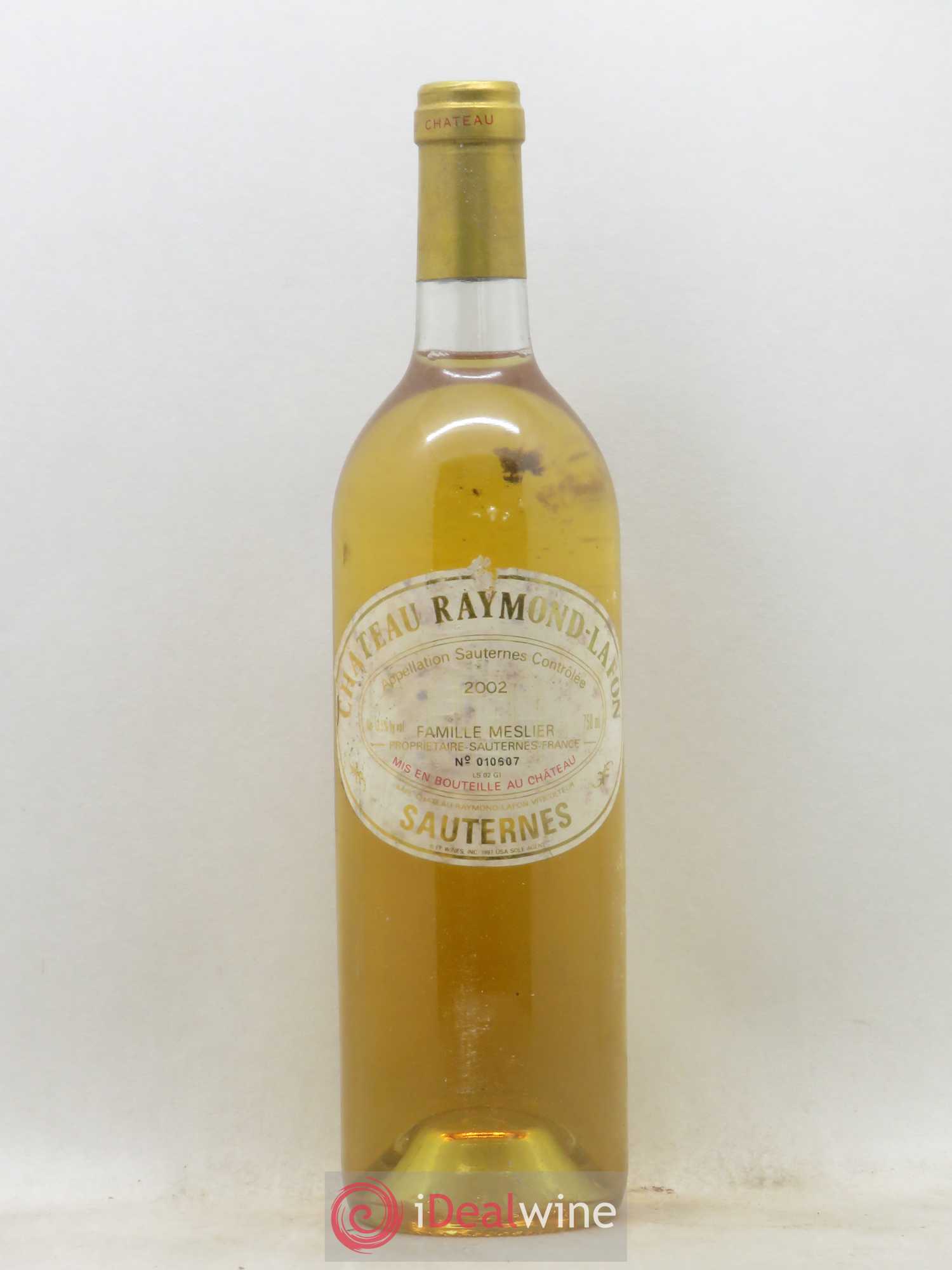 Château Raymond Lafon 2002 - Posten von 1 Flasche - 0