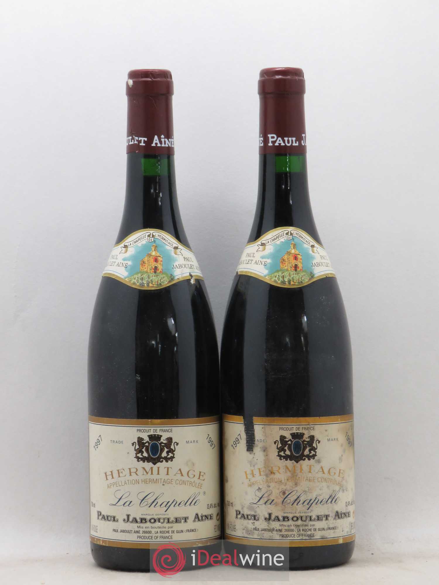 Hermitage La Chapelle Paul Jaboulet Ainé 1997 - Lot de 2 bouteilles - 0