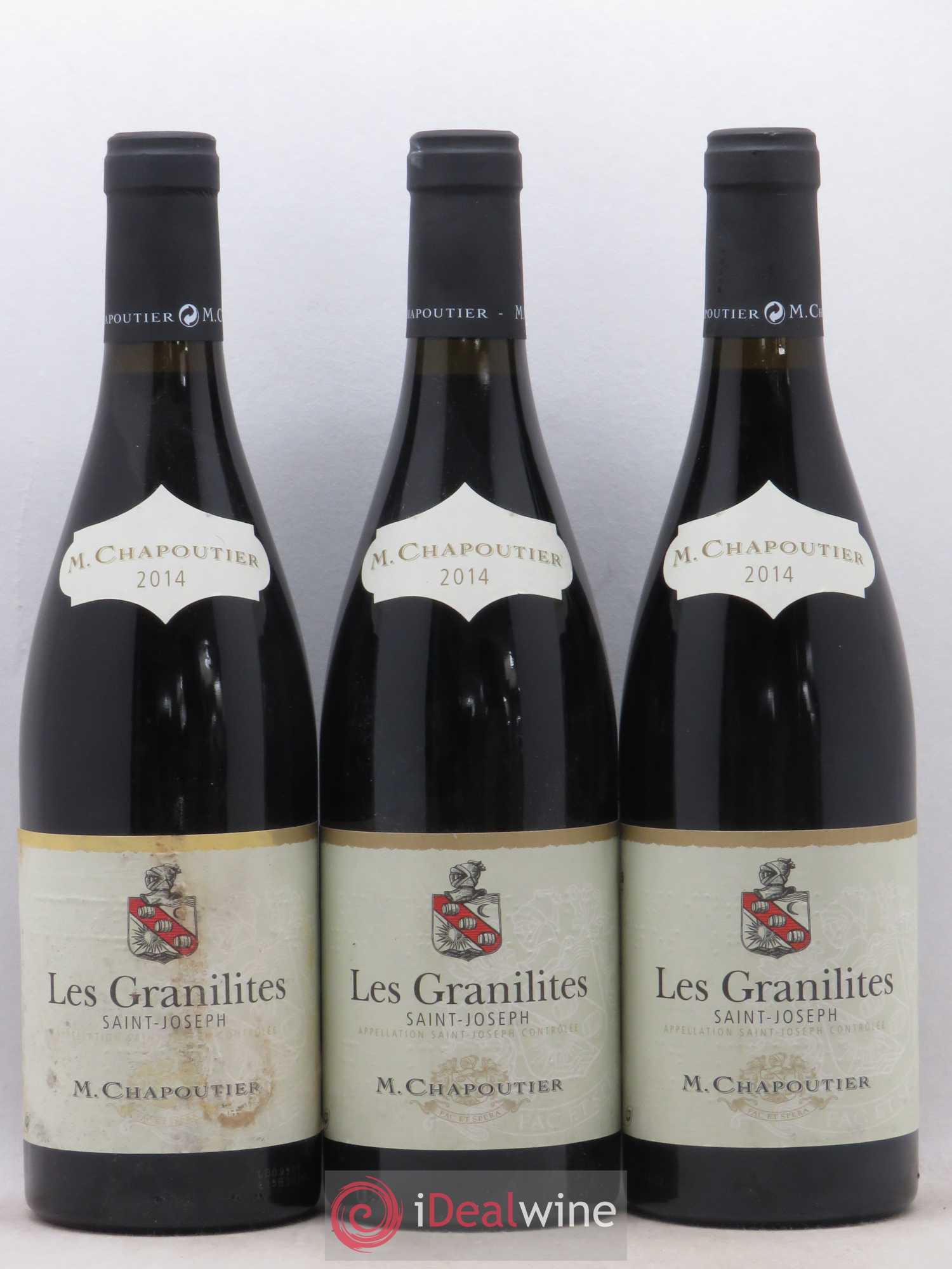 Saint-Joseph Les Granilites 2014 - Posten von 3 Flaschen - 0