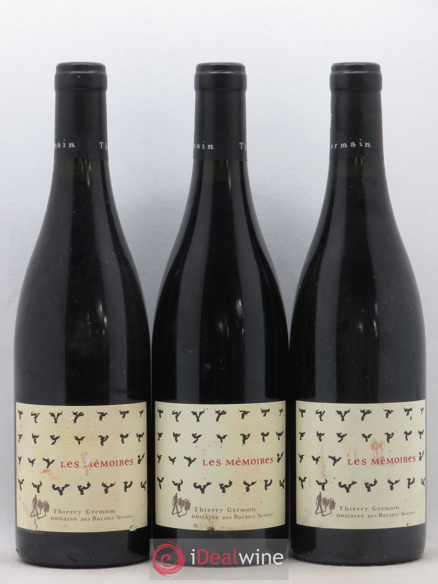 Saumur-Champigny Les Mémoires Domaine des Roches Neuves - Thierry Germain 2016 - Lot de 3 bouteilles - 0