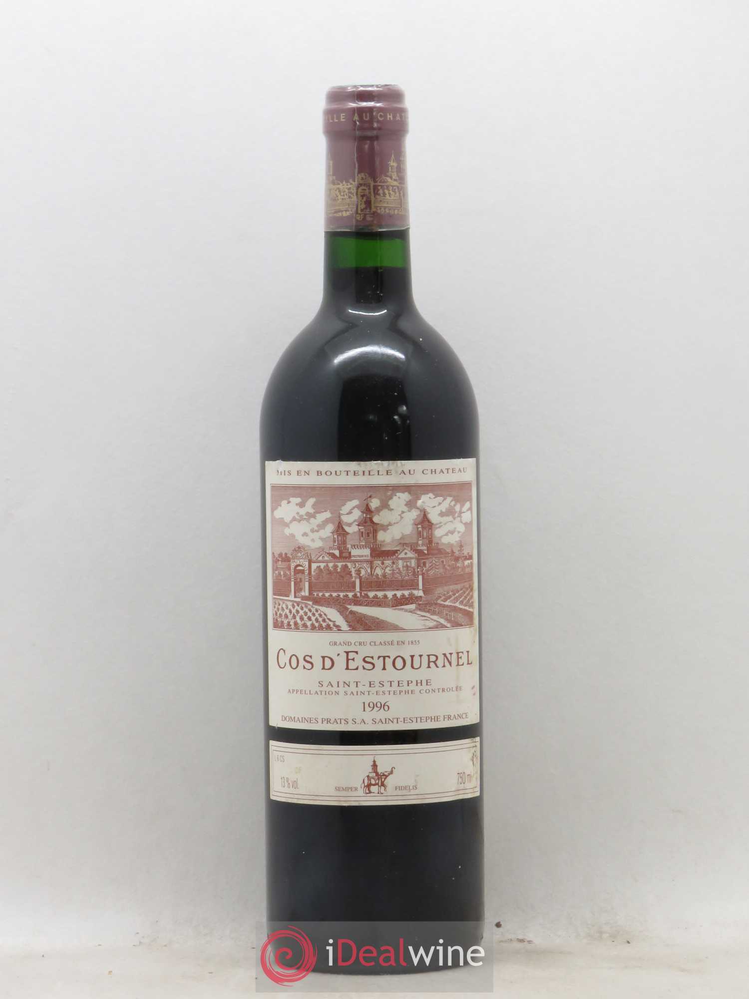 Cos d'Estournel 2ème Grand Cru Classé 1996 - Lot de 1 bouteille - 0