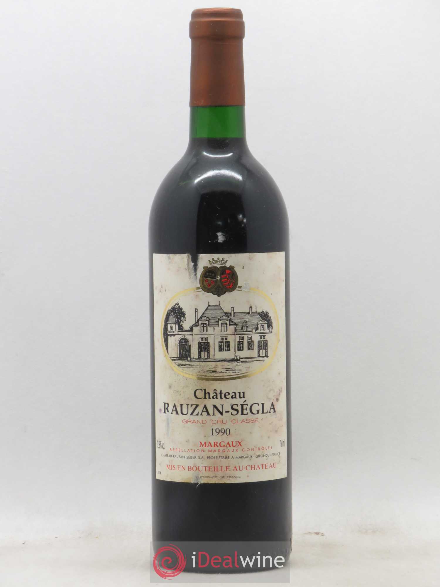 Château Rauzan Ségla Grand Cru Classé 1990 - Lot de 1 bouteille - 0