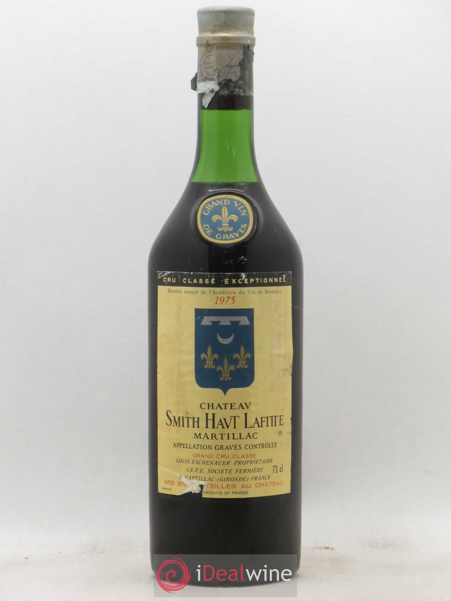 Château Smith Haut Lafitte Cru Classé de Graves 1975 - Lot de 1 bouteille - 0