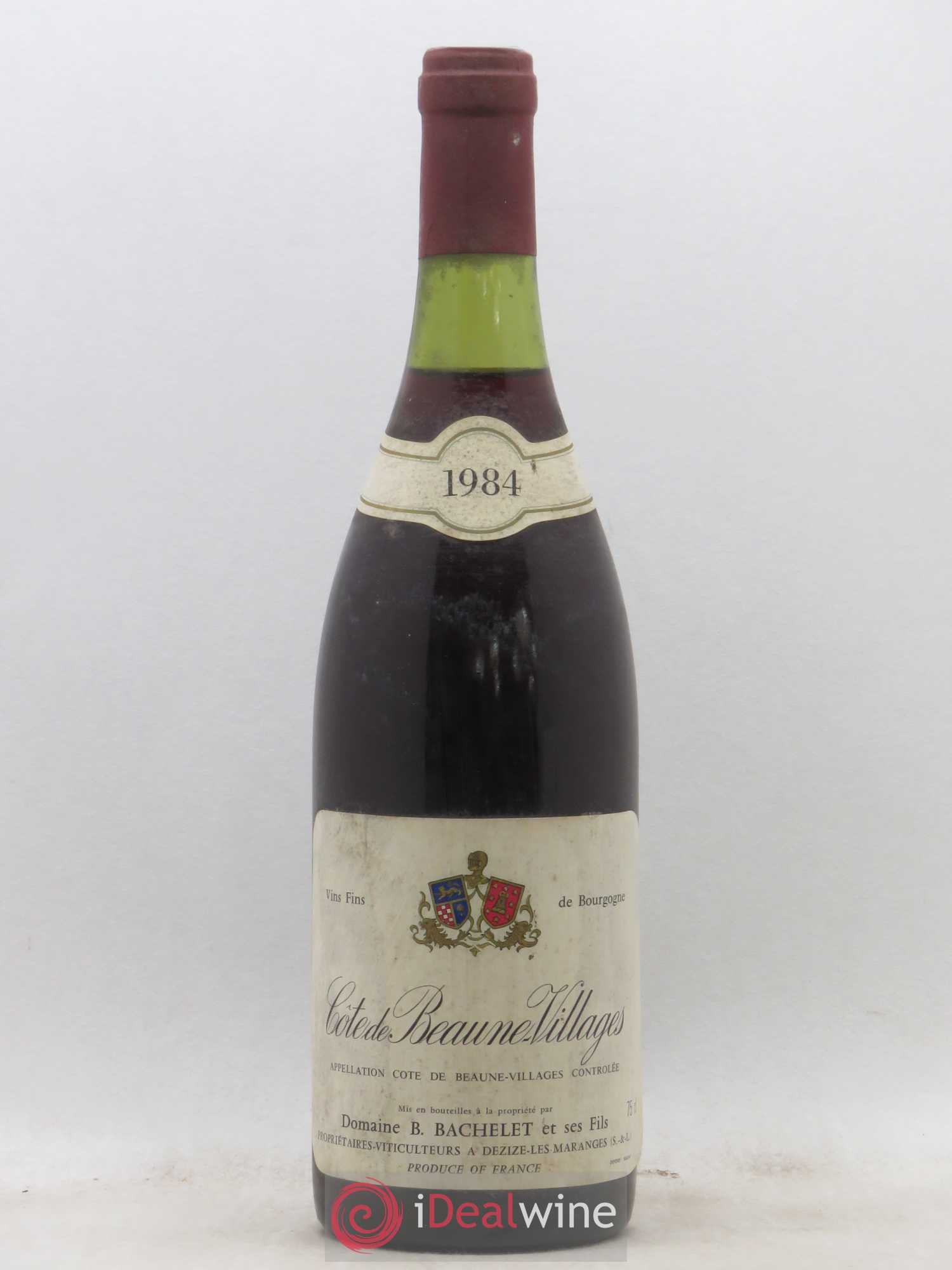 Côte de Beaune-Villages Bachelet 1984 - Lot de 1 bouteille - 0