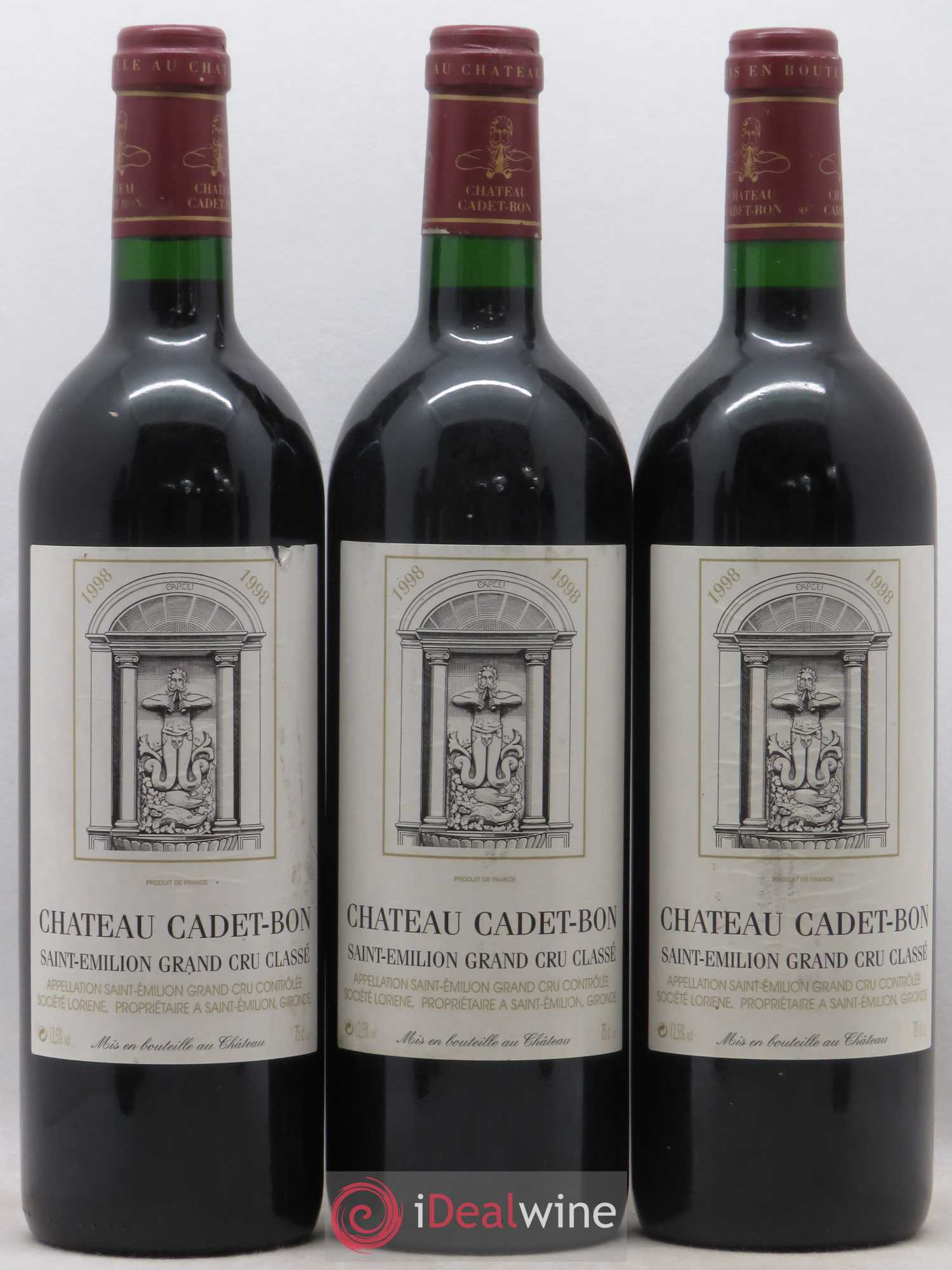 Château Cadet Bon Grand Cru Classé 1998 - Lot de 6 bouteilles - 2