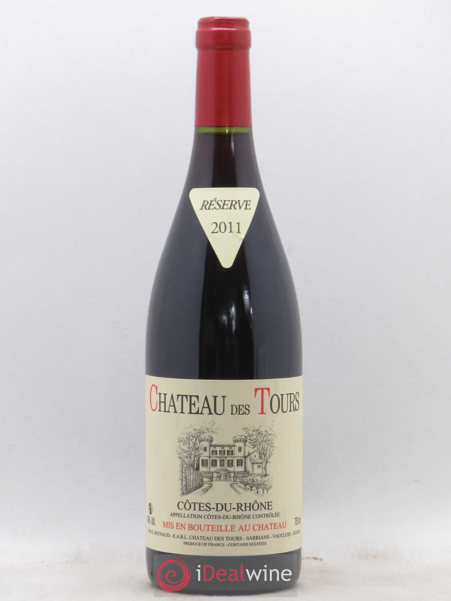 Côtes-du-Rhône Château des Tours Emmanuel Reynaud 2011 - Lot de 1 bouteille - 0