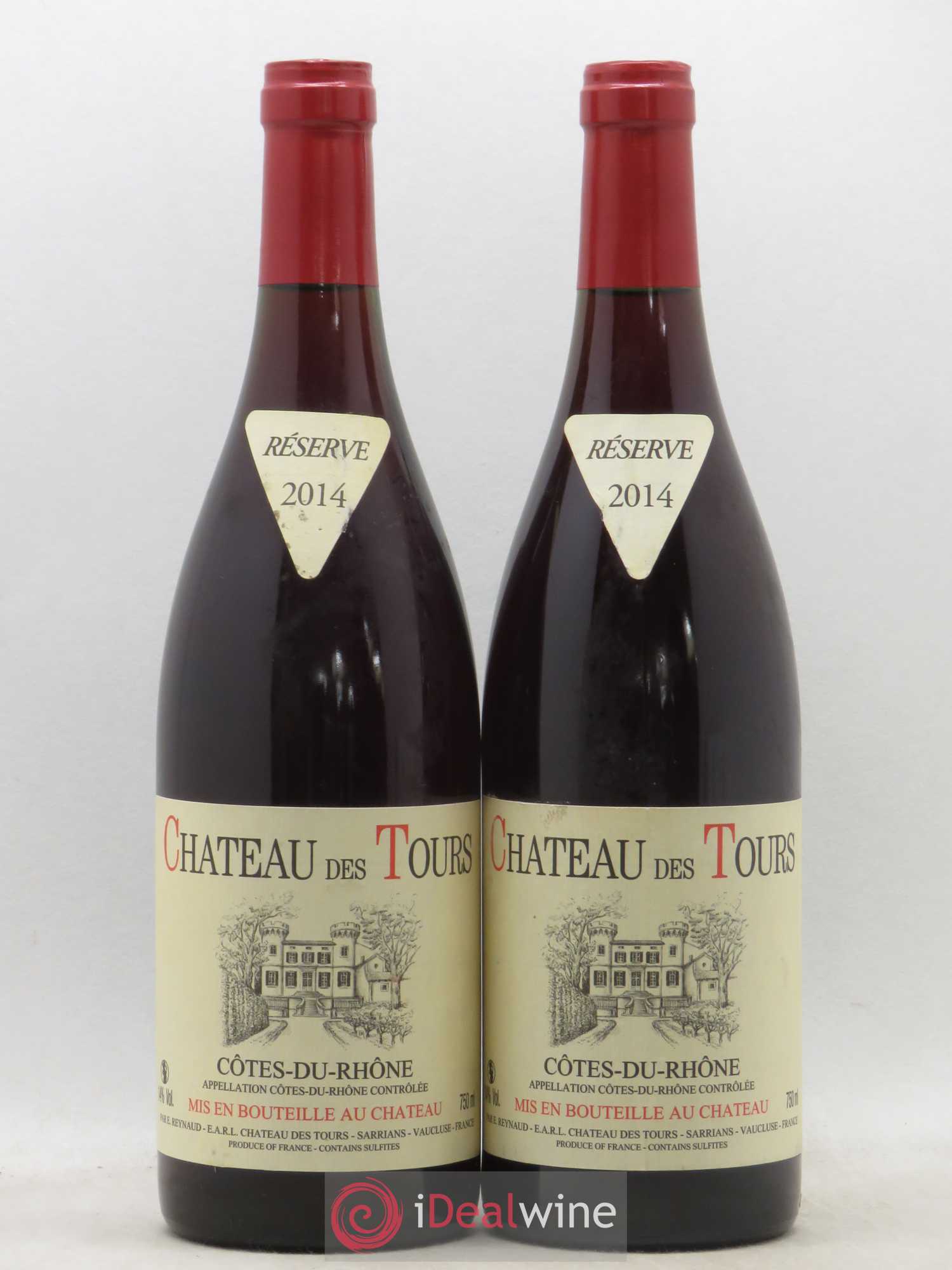 Côtes-du-Rhône Château des Tours Emmanuel Reynaud 2014 - Lot de 2 bouteilles - 0