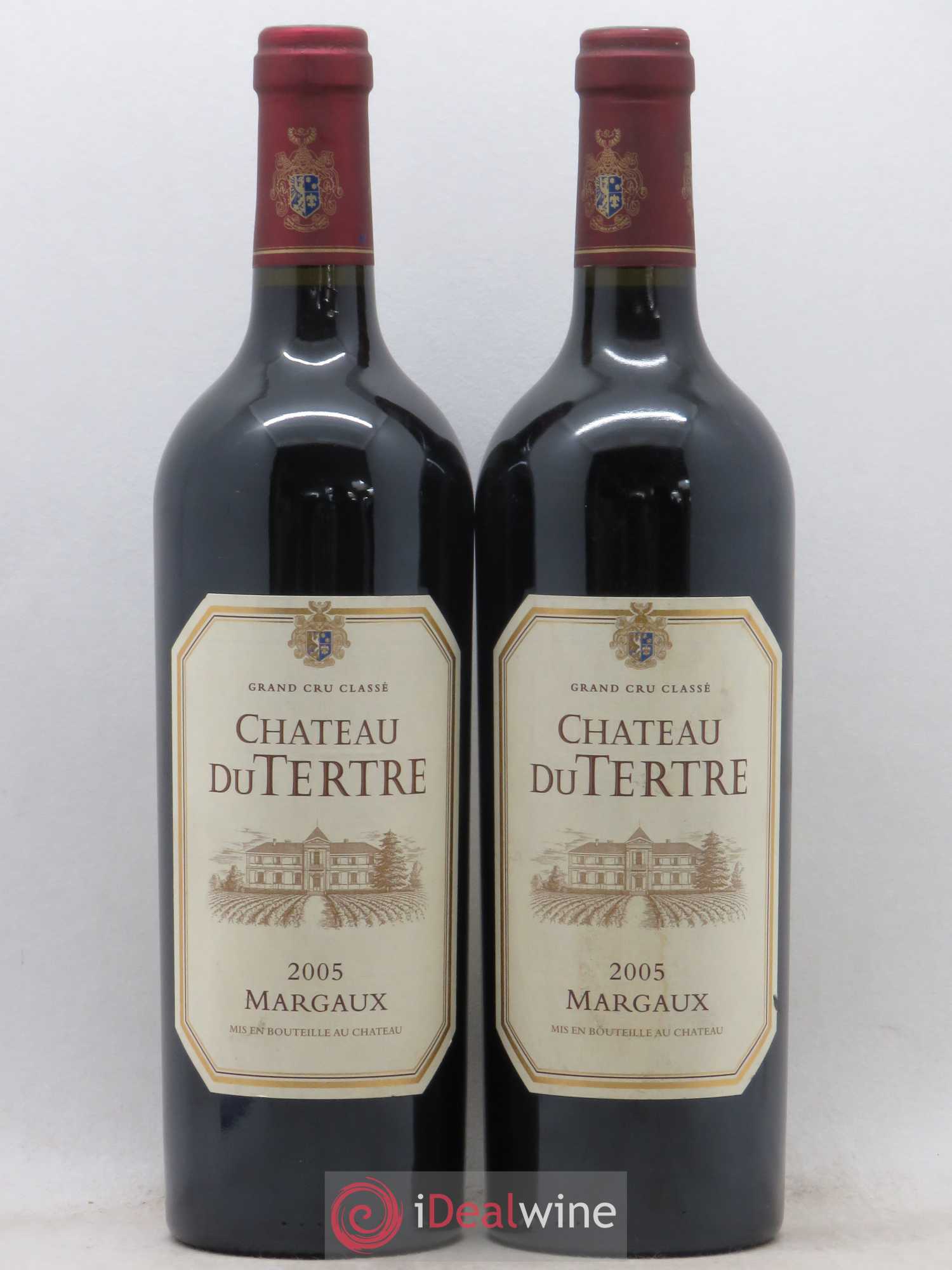 Château du Tertre 5ème Grand Cru Classé 2005 - Lot de 2 bouteilles - 0