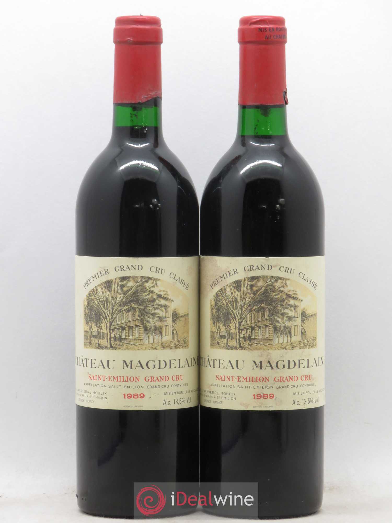 Château Magdelaine 1989 - Lot de 2 bouteilles - 0