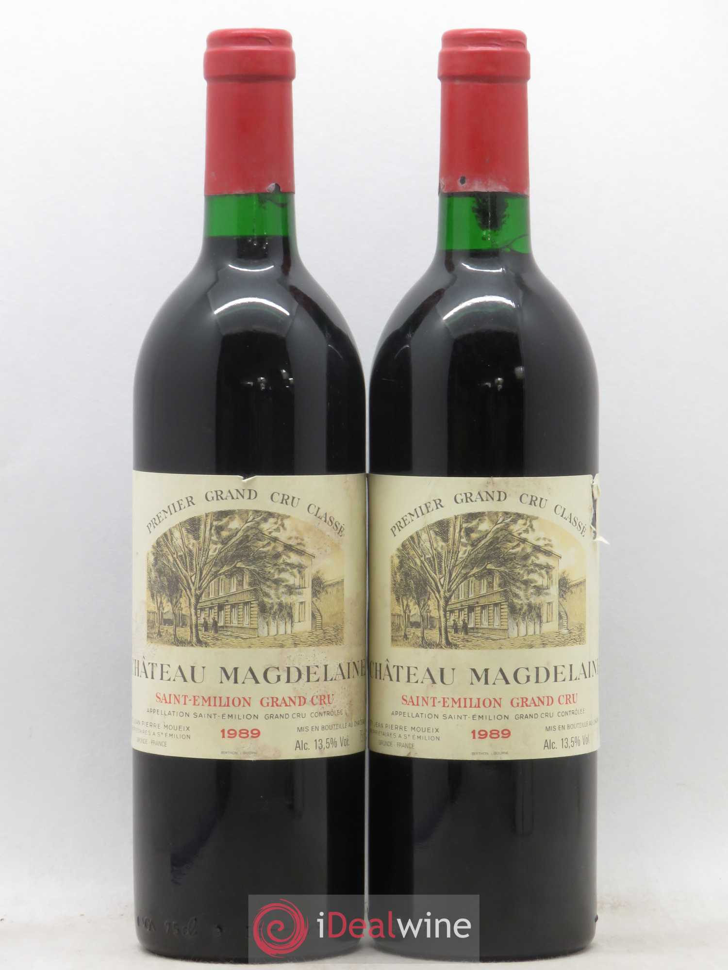 Château Magdelaine 1989 - Lot de 2 bouteilles - 0