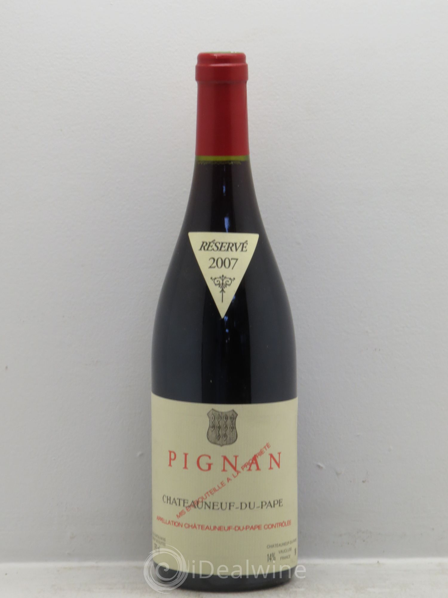 Châteauneuf-du-Pape Pignan Emmanuel Reynaud 2007 - Lot de 1 bouteille - 0
