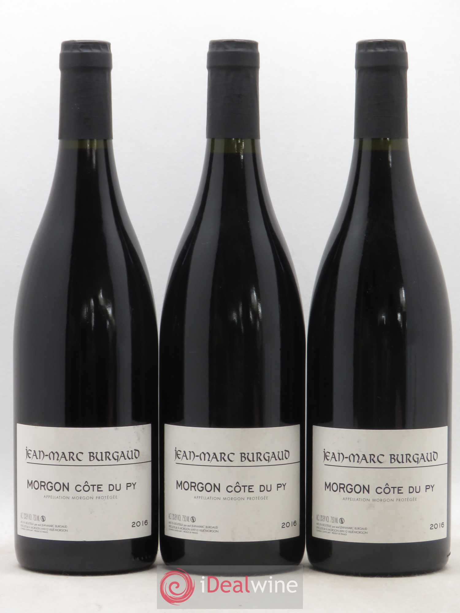 Morgon Côte du Py Jean-Marc Burgaud (Domaine) 2016 - Lot de 3 bouteilles - 0