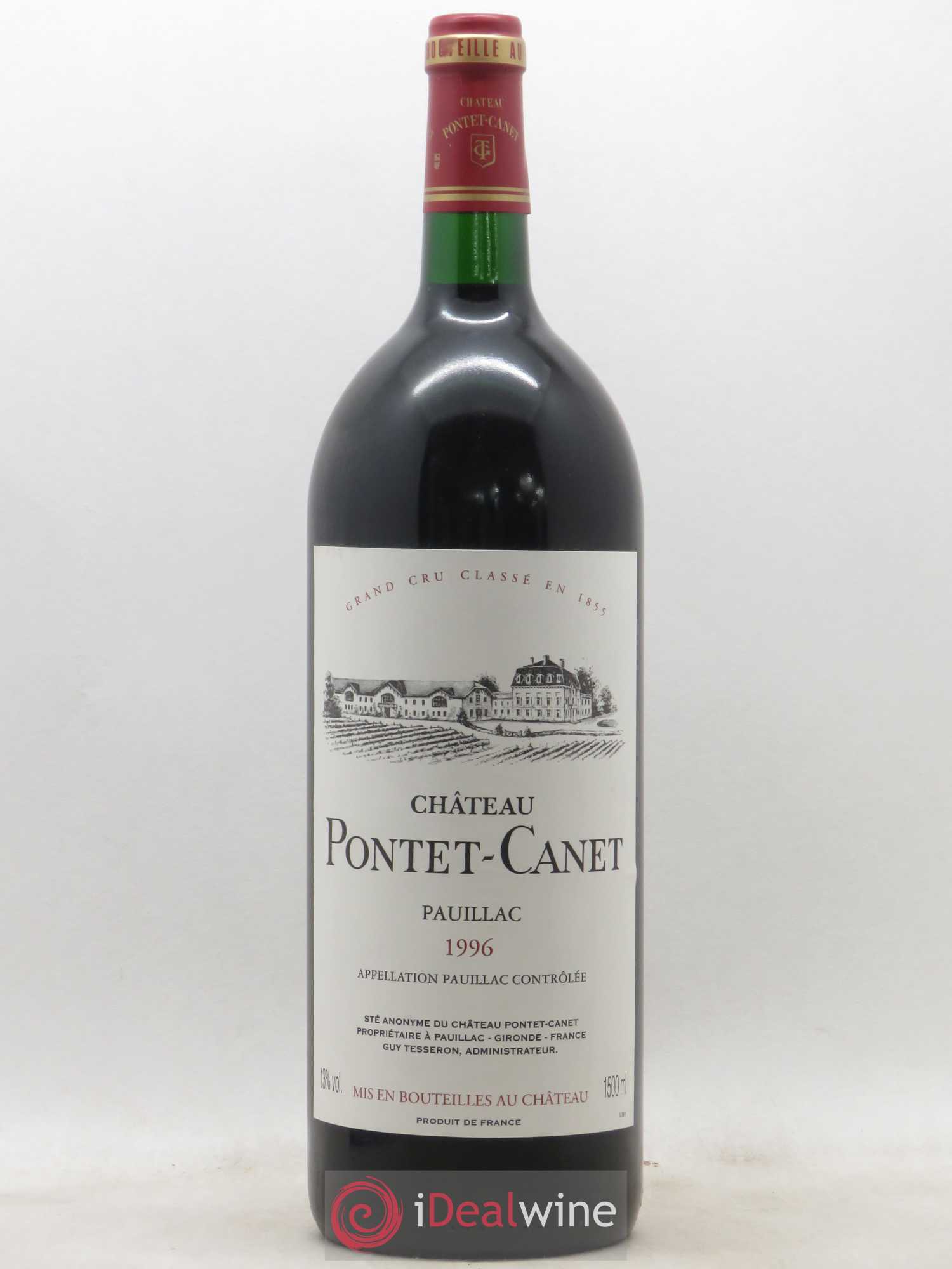 Château Pontet Canet 5ème Grand Cru Classé 1996 - Lot de 1 magnum - 0