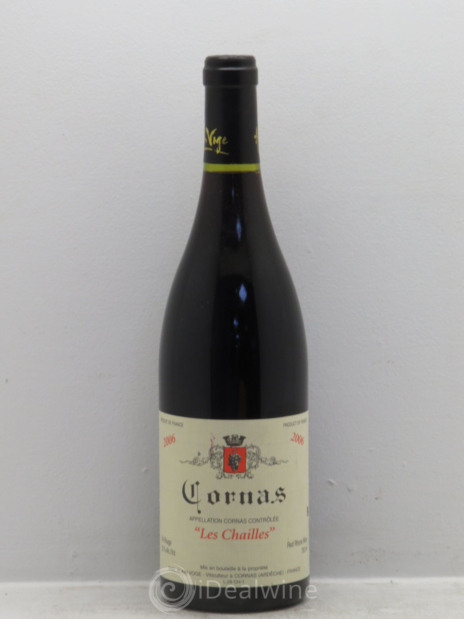 Cornas Les Chailles Alain Voge (Domaine) 2006 - Lot de 1 bouteille - 0