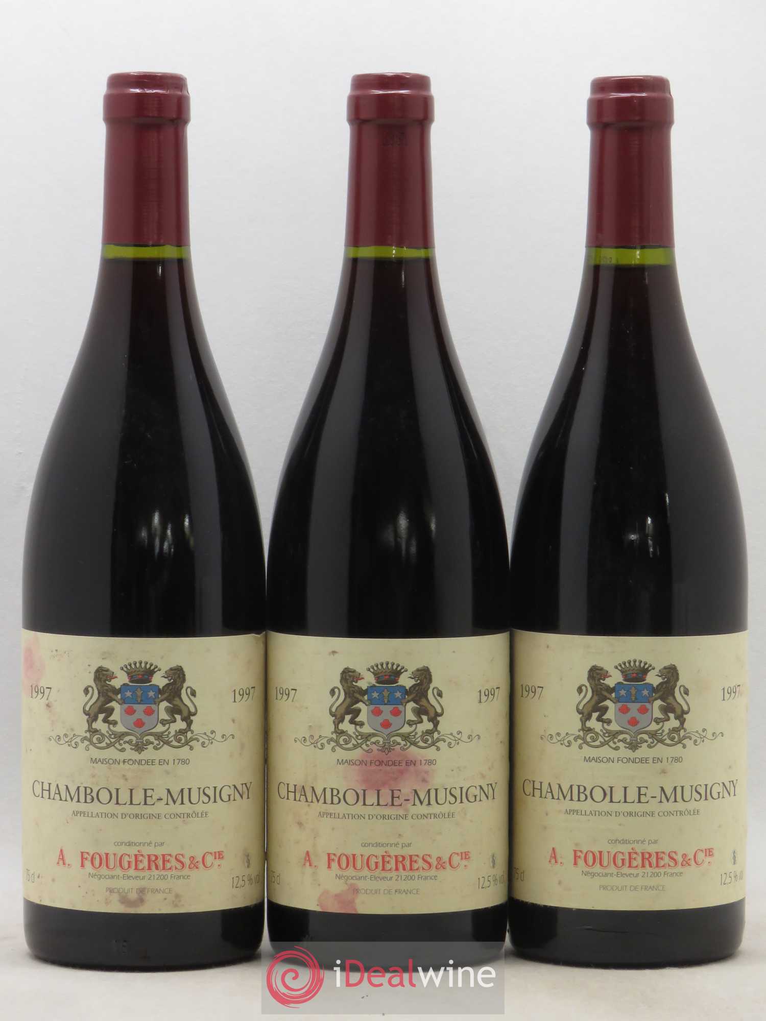 Chambolle-Musigny A Faugeres 1997 - Posten von 3 Flaschen - 0